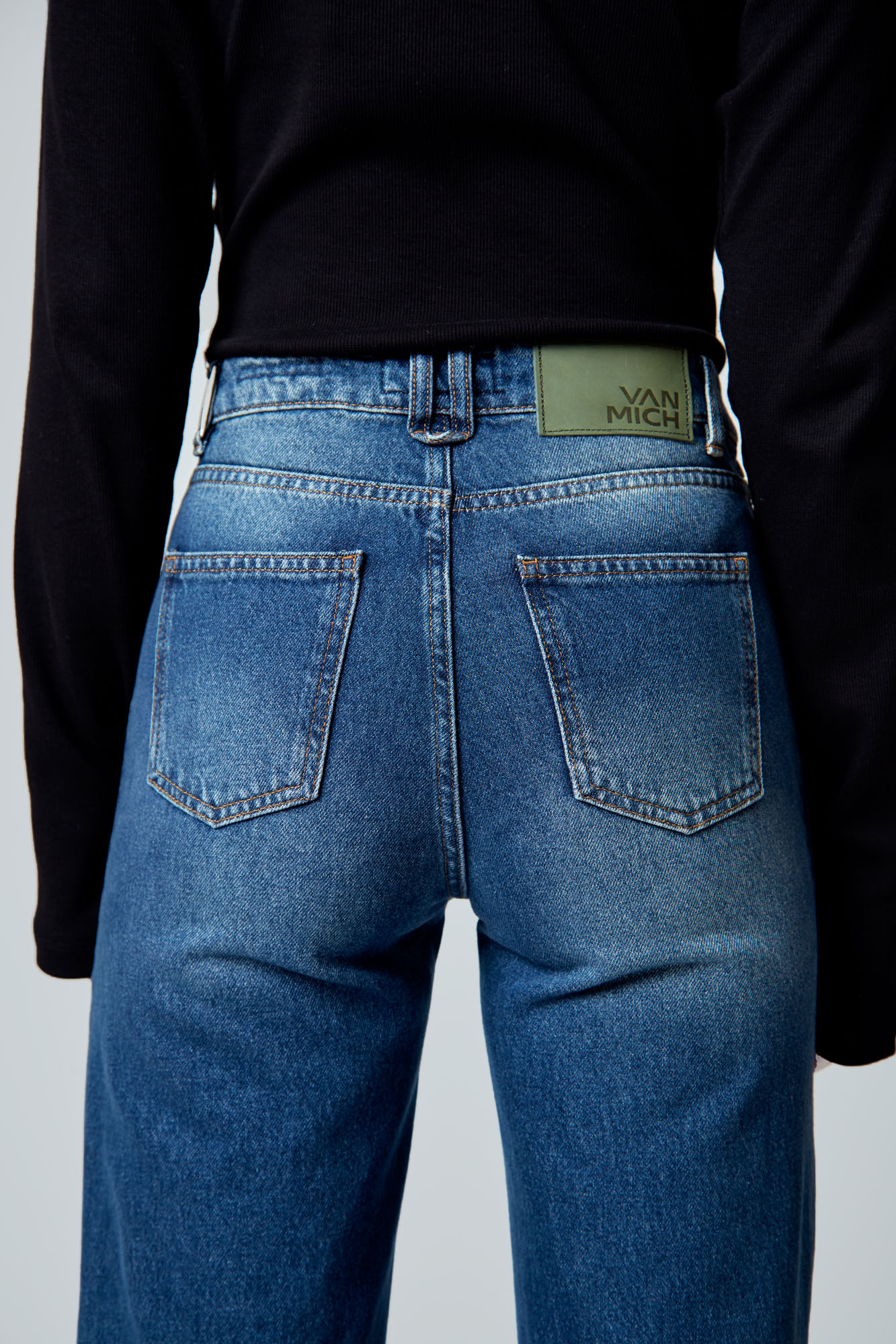 VW-OMA-33-338 брюки джинсовые van mich 