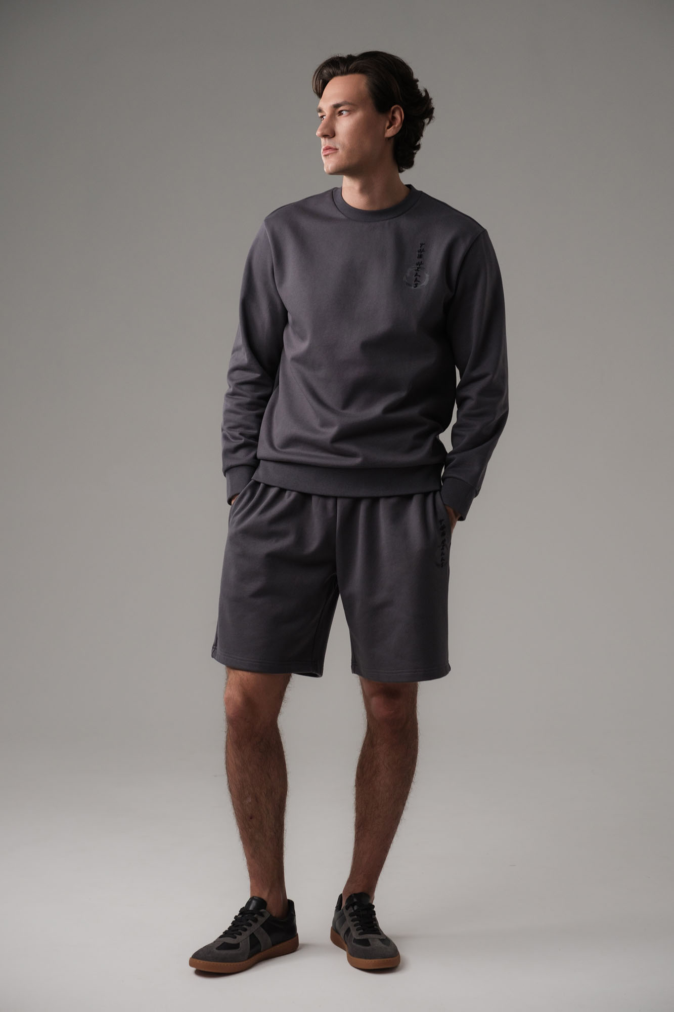 M-251-MA-20-8005 Свитшот The Hills Серый