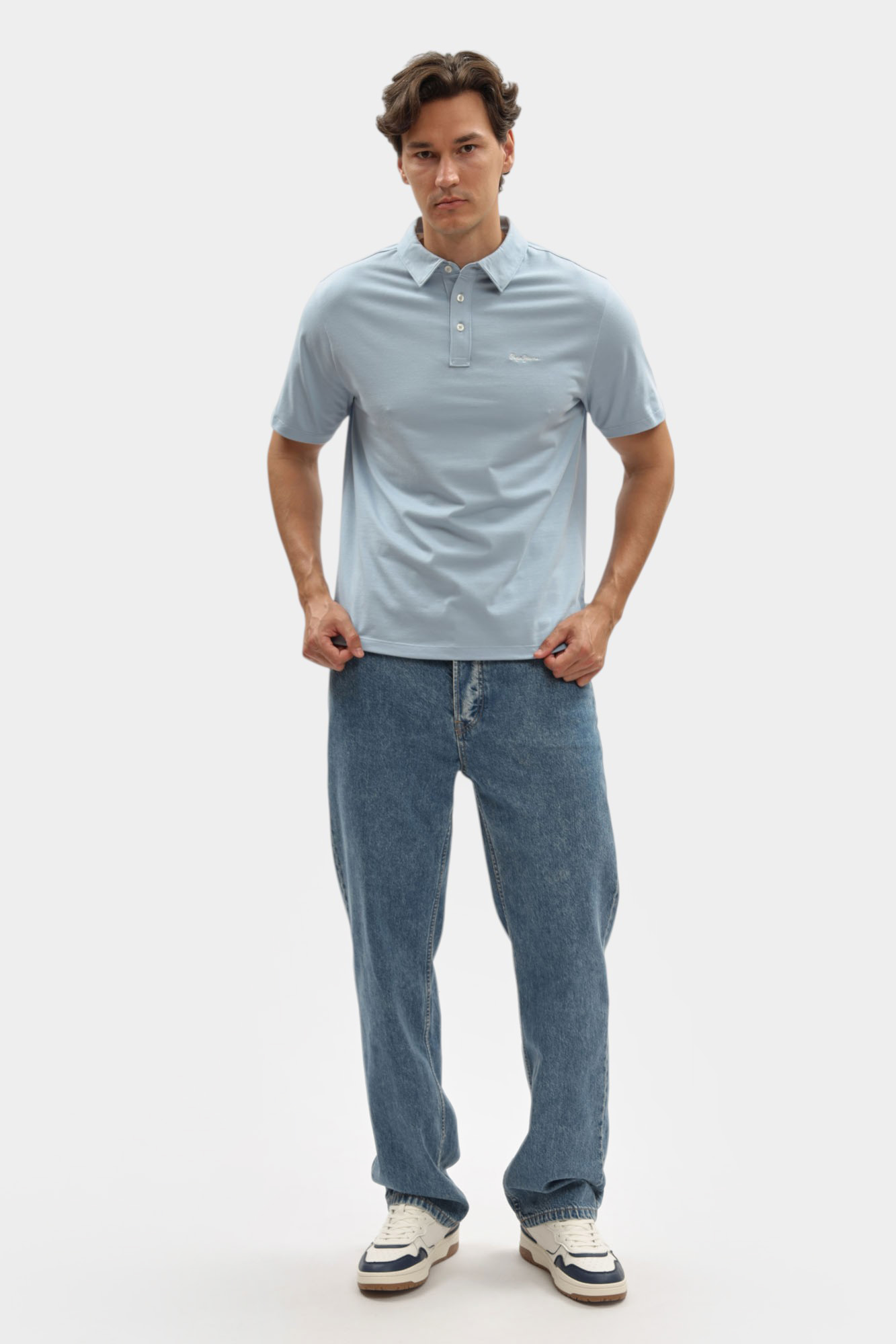 PM542307 Поло Pepe Jeans Голубой