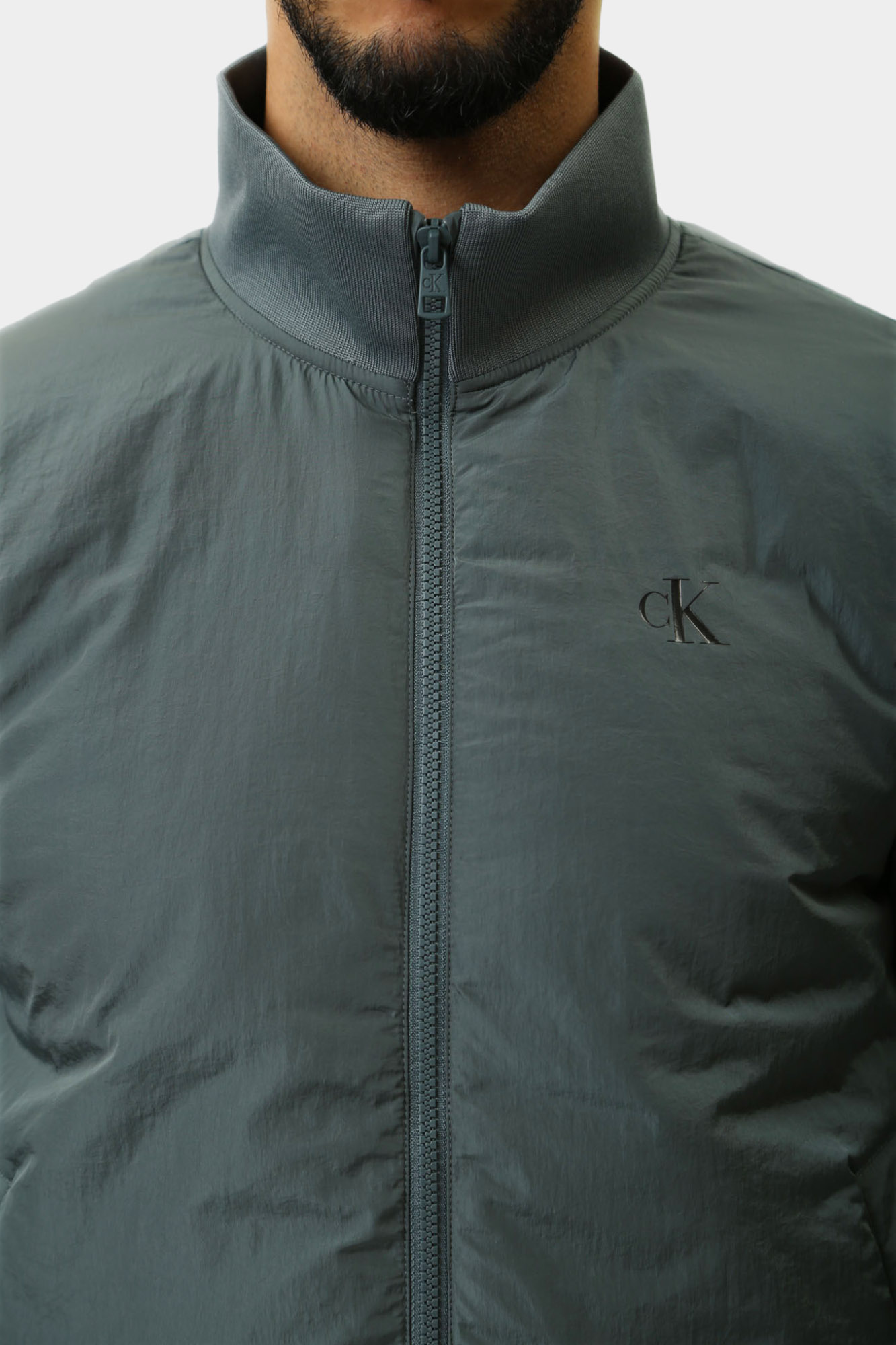 J30J325592 Ветровка Calvin Klein Jeans Зеленый