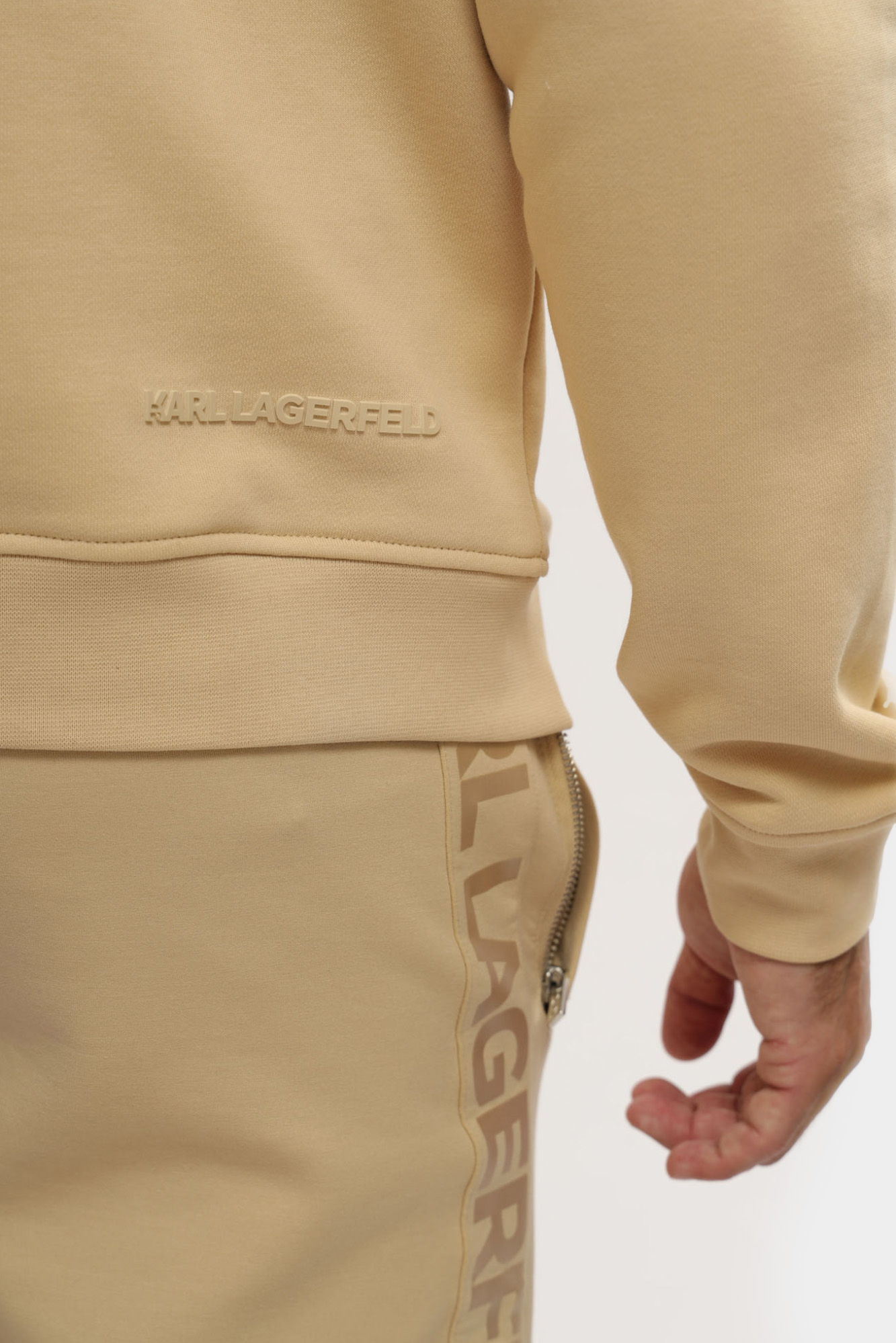 553910_705039 Худи Karl Lagerfeld Бежевый