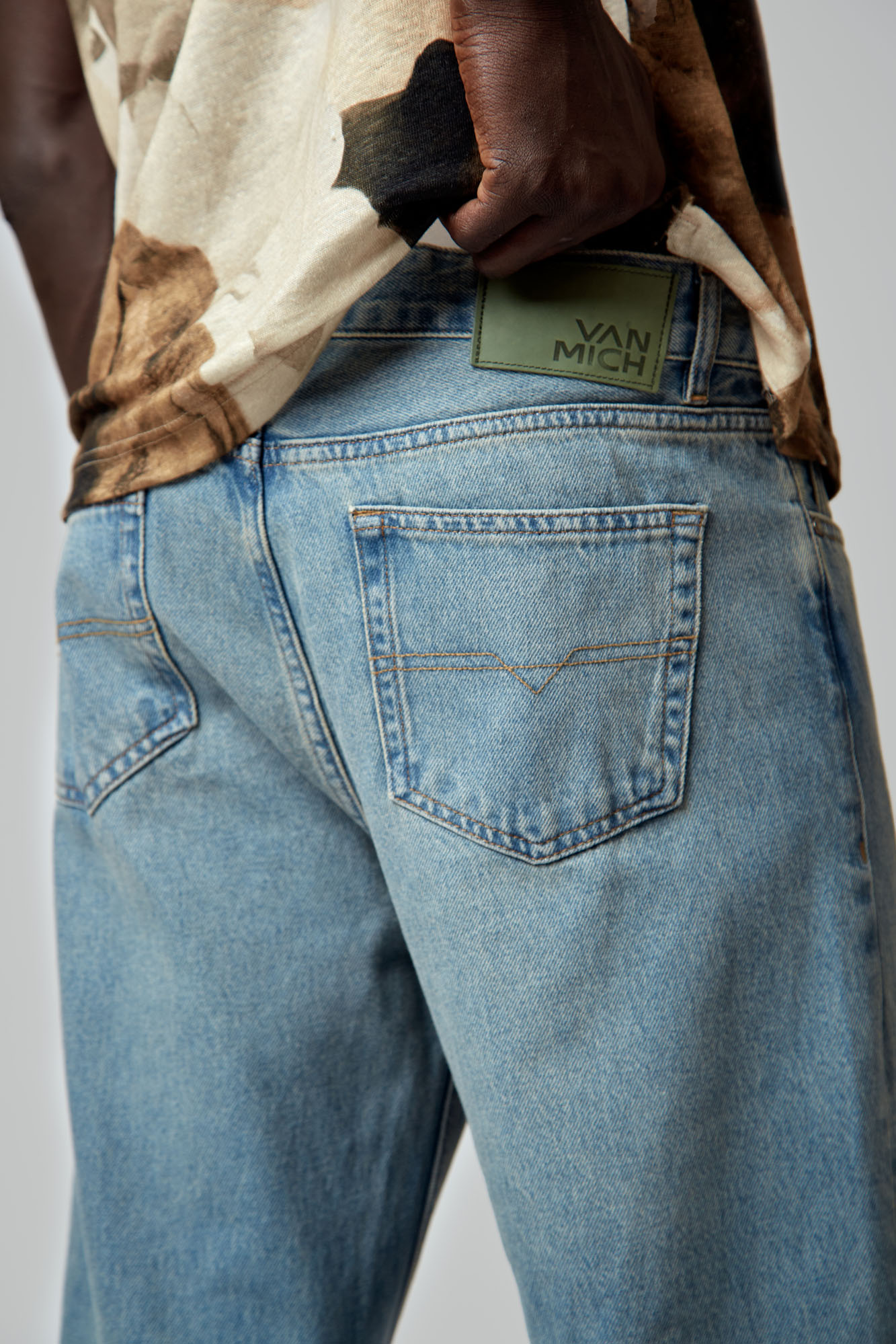 VM-OMA-33-353 Брюки джинсовые Van Mich Голубой