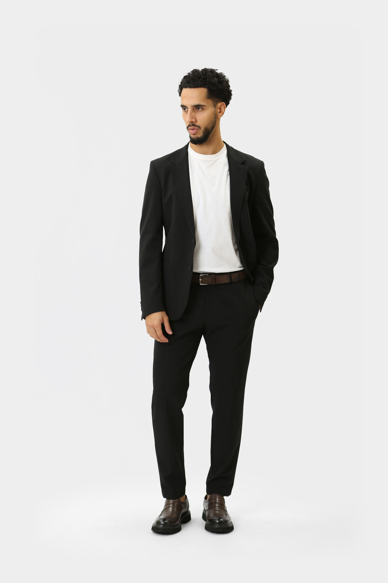 30043535_10018561 Пиджак классический Strellson Черный