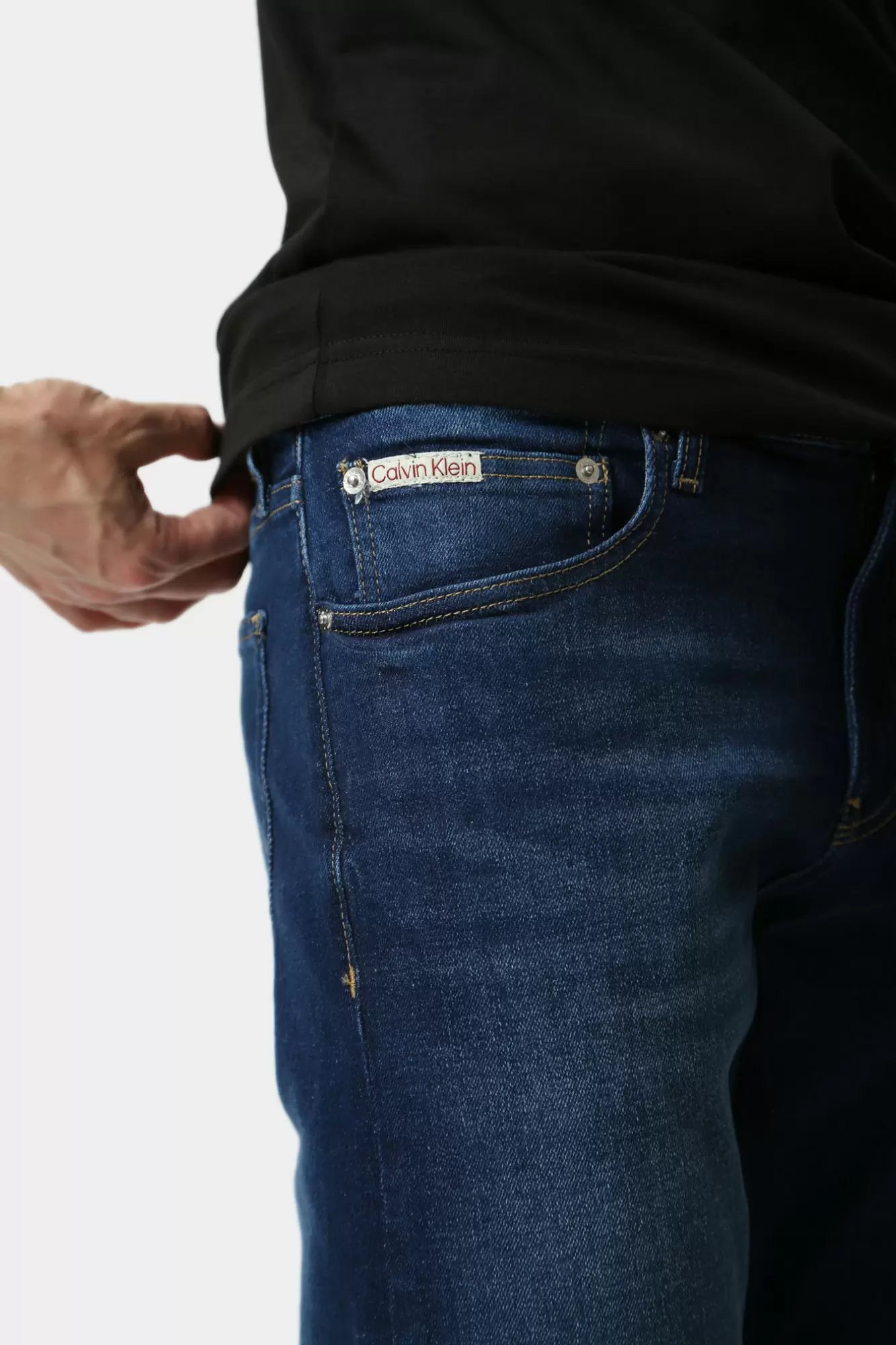 J30J325980 Брюки джинсовые Calvin Klein Jeans Синий