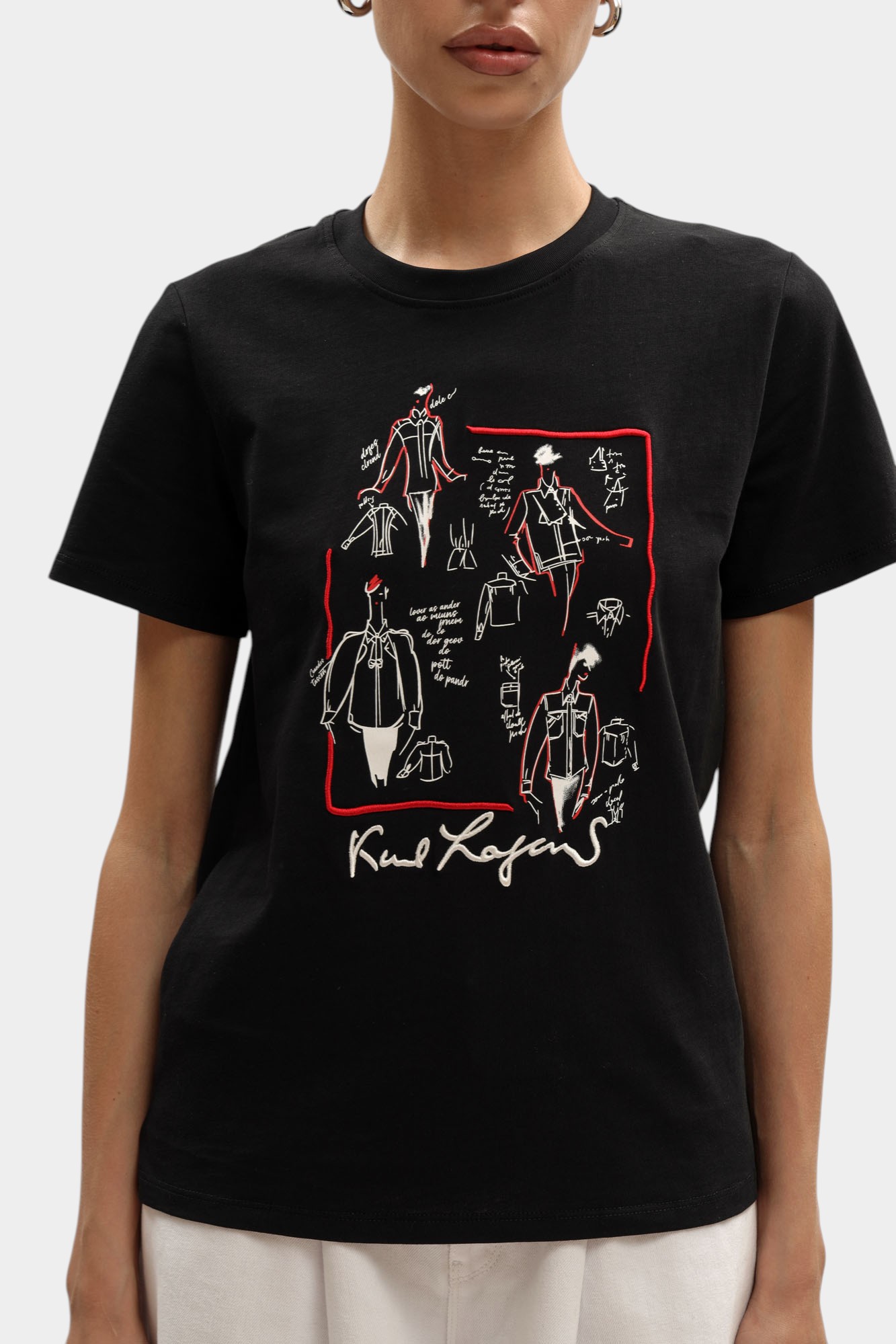 A3W17099 футболка karl lagerfeld