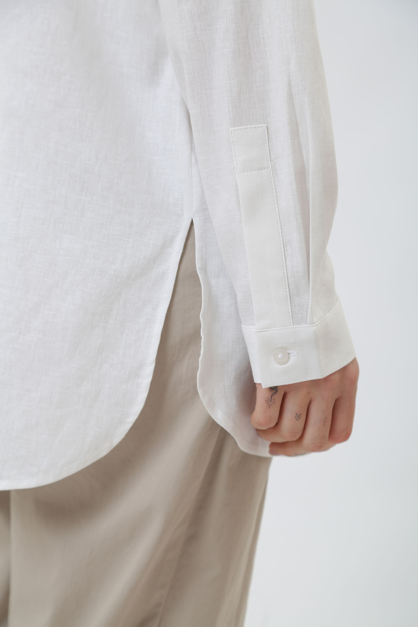 3DYC08_YN3RZ рубашка д/р льняная armani exchange 