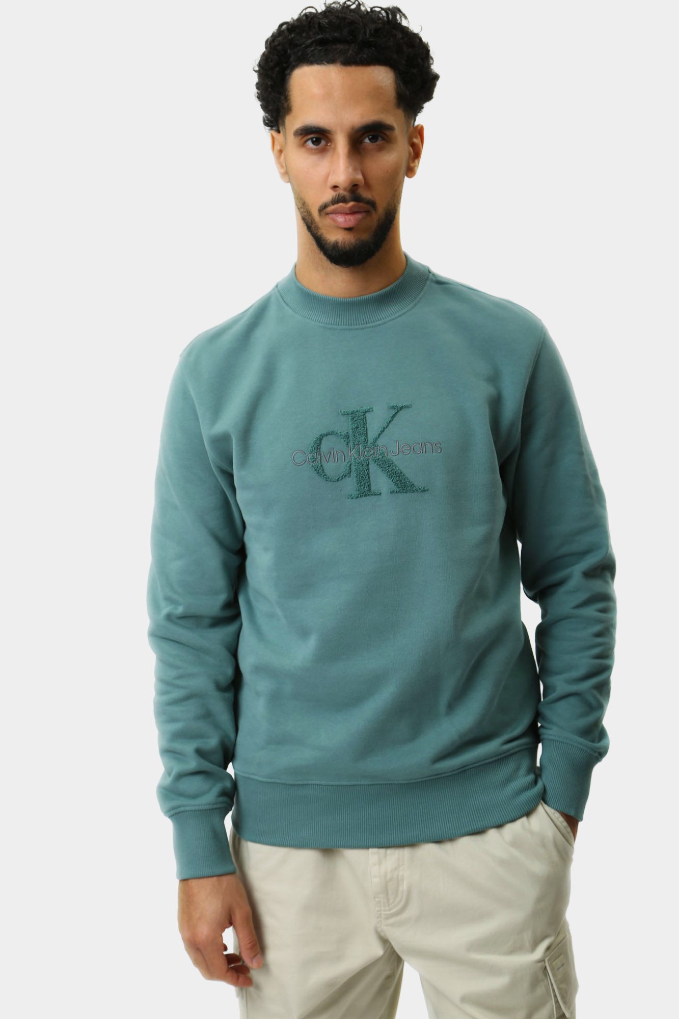 J30J326144 Свитшот Calvin Klein Jeans Зеленый