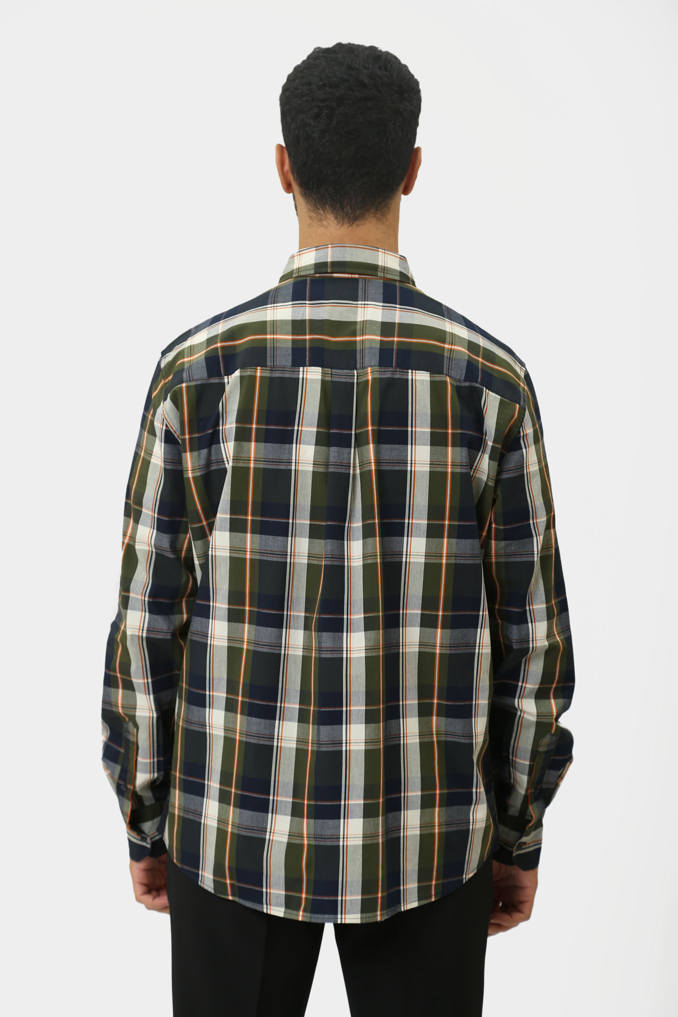 1015624 Рубашка д/р Mustang Зеленый