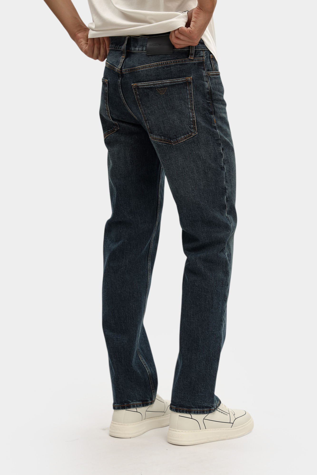 EM000763_ AF1748 Джинсы Emporio Armani Голубой