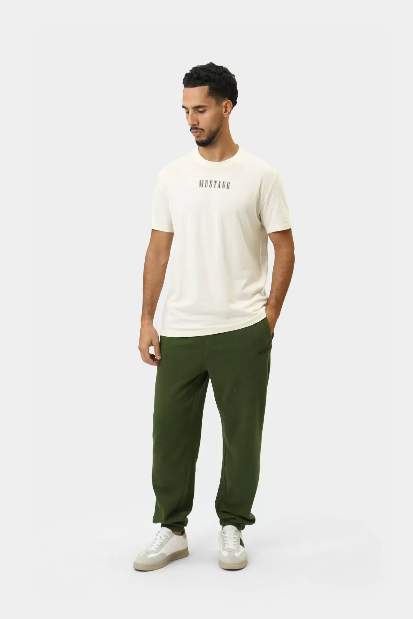 1015689 Брюки трикотажные Mustang Зеленый