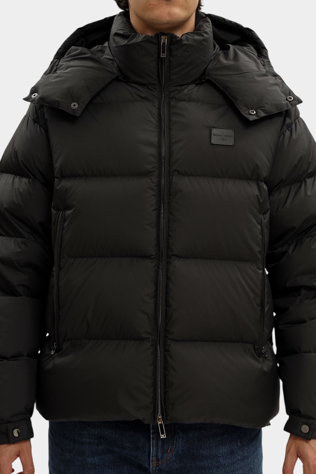 EM003050_ AF18231 Куртка зимняя Emporio Armani Черный