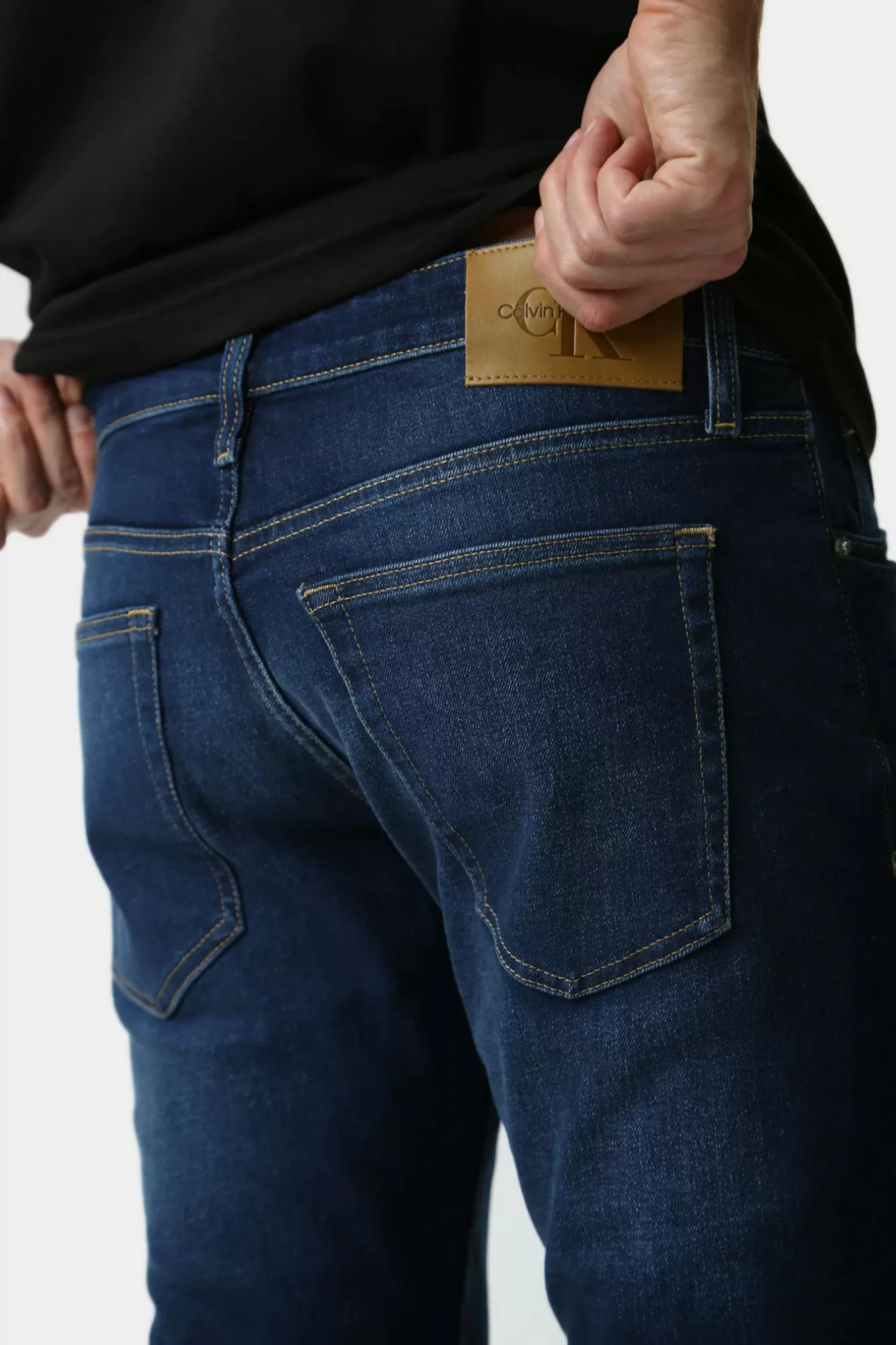 J30J325980 Брюки джинсовые Calvin Klein Jeans Синий