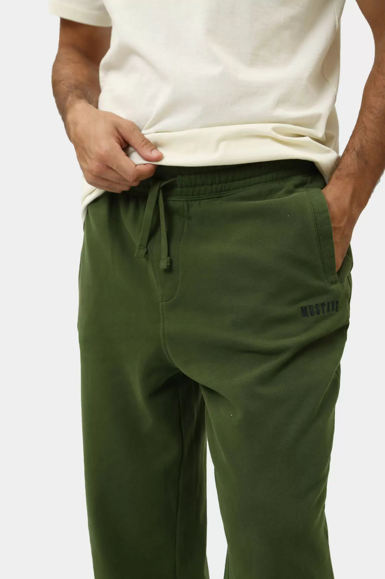 1015689 Брюки трикотажные Mustang Зеленый