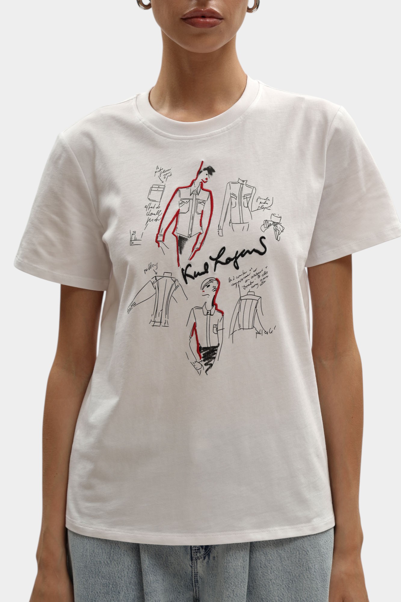 A3W17099 футболка karl lagerfeld