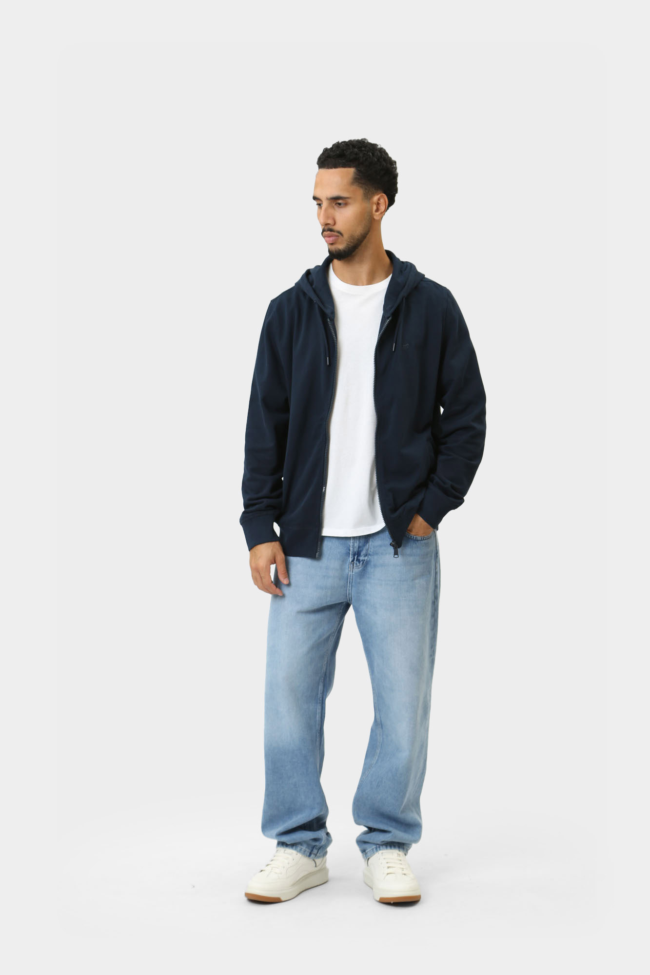 1015631 Толстовка н/з Mustang Синий