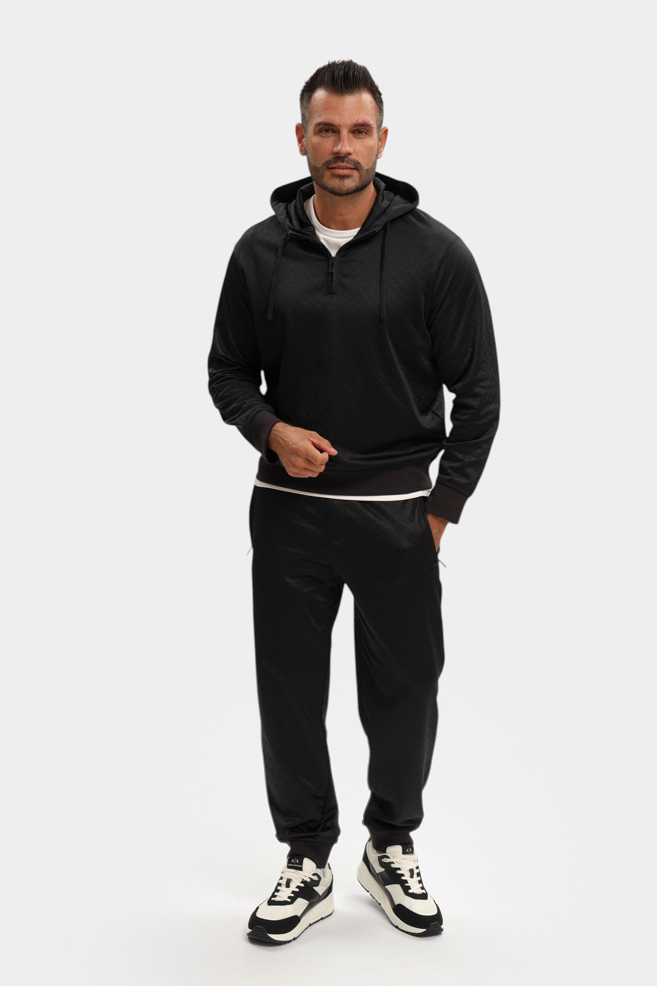 XM001355_AF16259 Худи Armani Exchange Черный