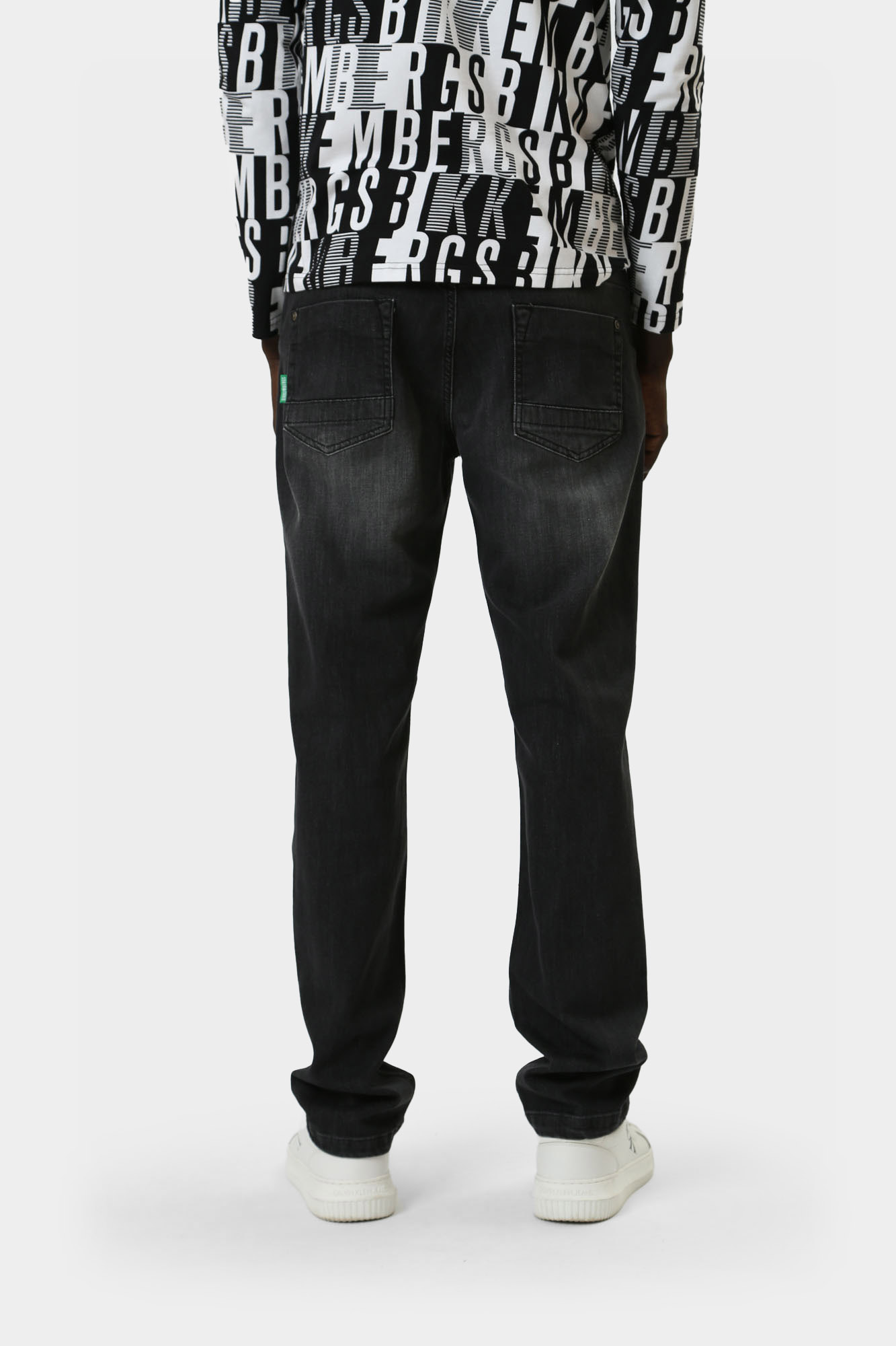 BMD0574 Брюки джинсовые Bikkembergs Черный