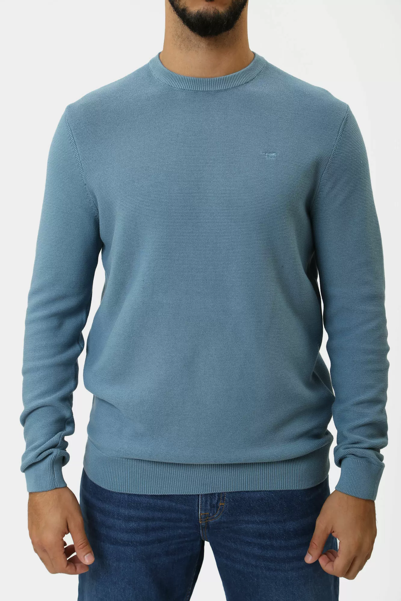 1015472 Джемпер Mustang Голубой