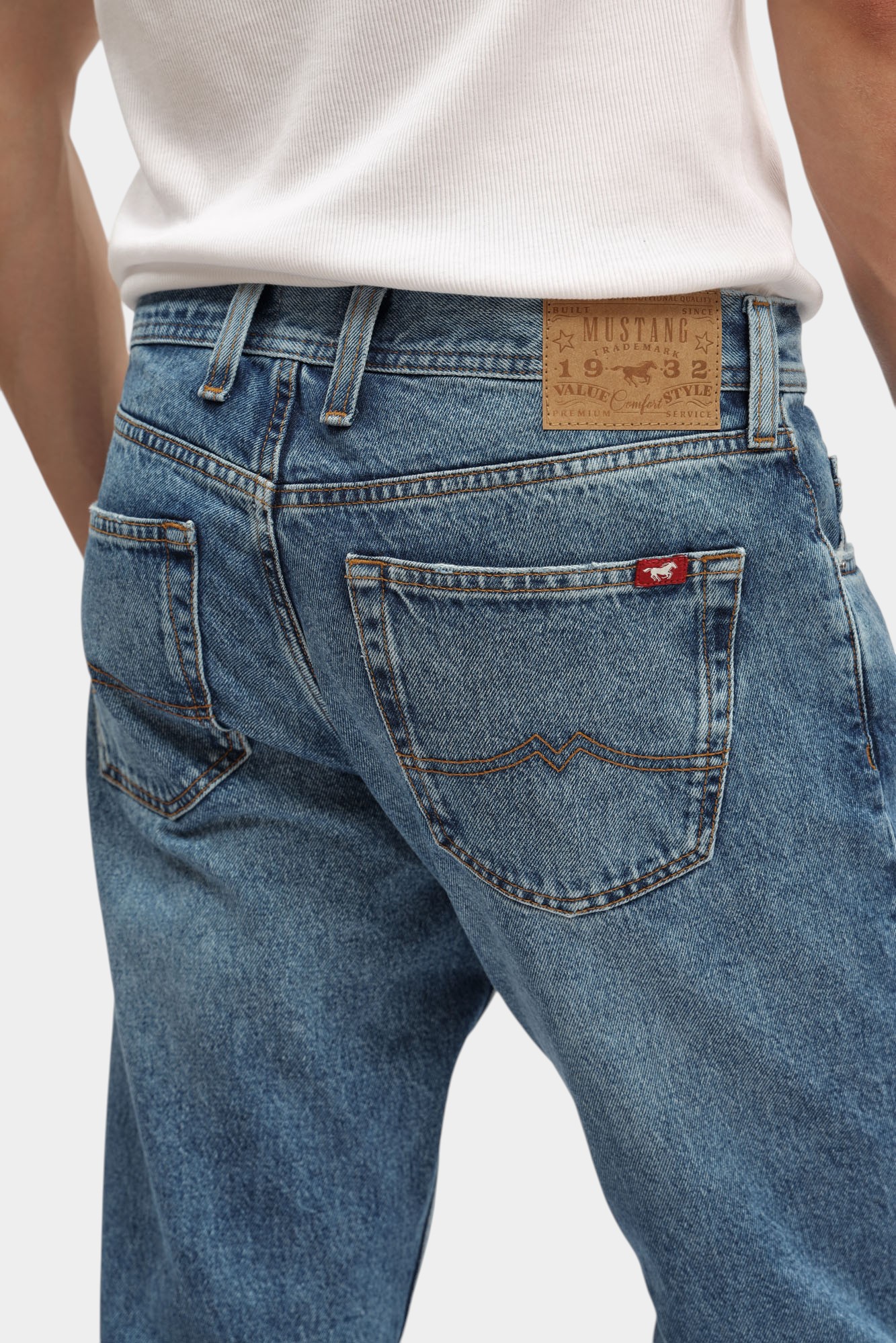 1016443-5000 Джинсы Mustang Синий