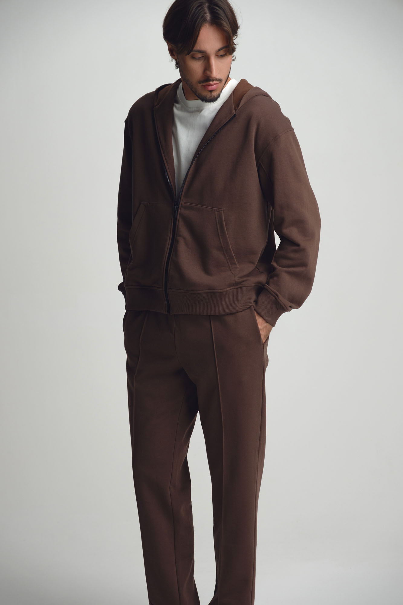 M-252-P-20-0701 Толстовка The Hills Коричневый