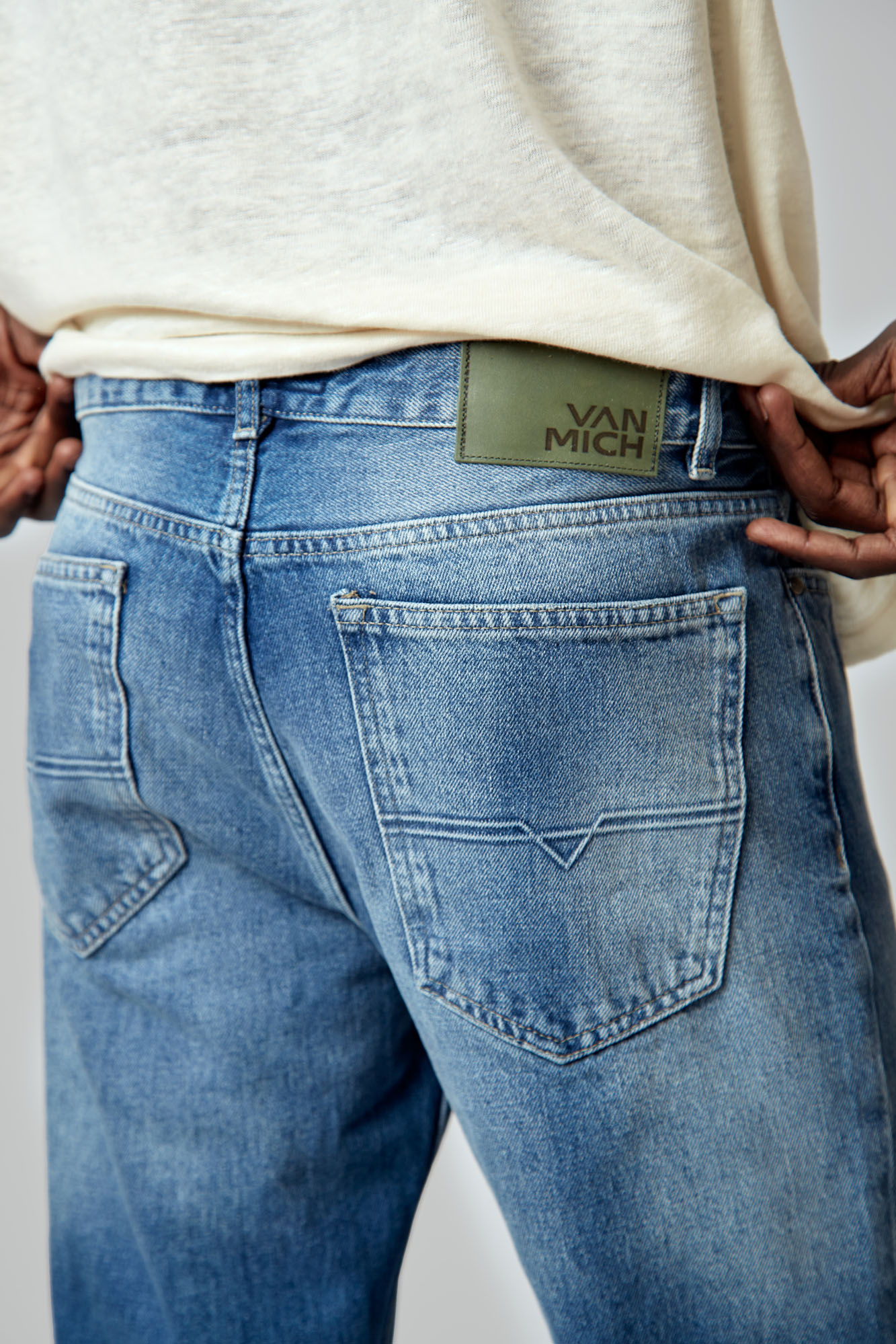 VM-OMA-33-356 Брюки джинсовые Van Mich Синий