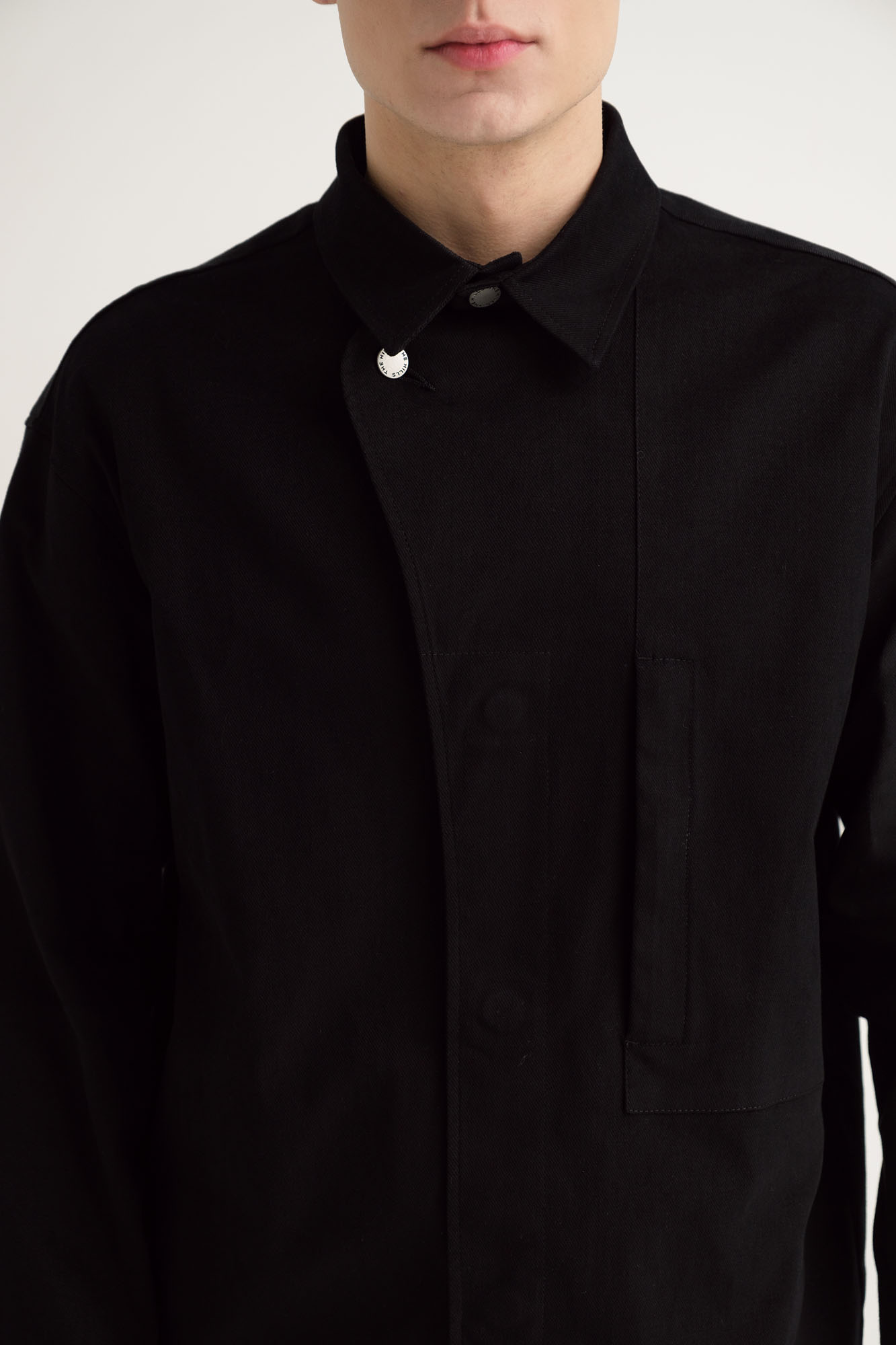 M-242-TH-56-0075 Рубашка д/р The Hills Черный