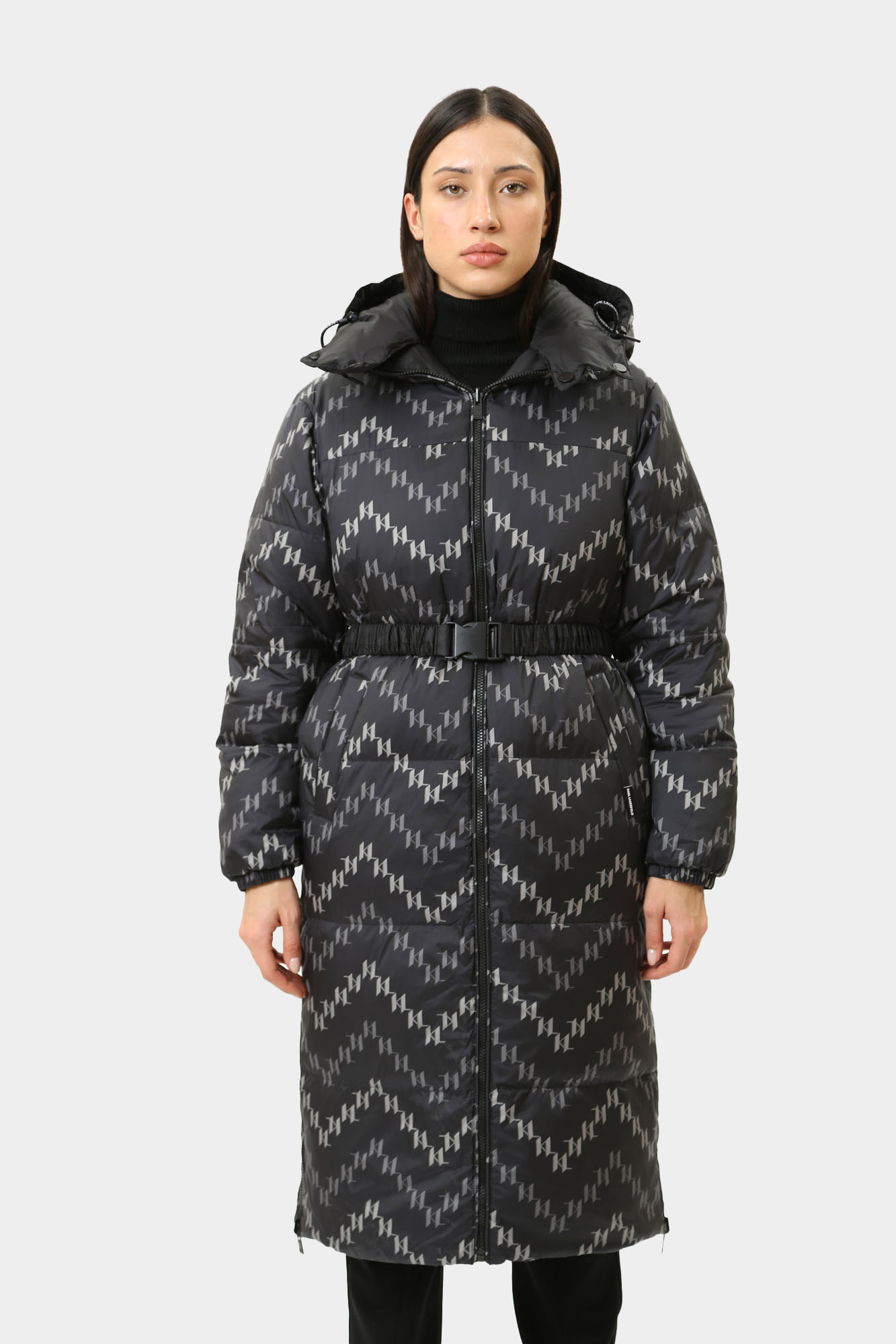 246W1505 куртка утепленная двусторонняя karl lagerfeld