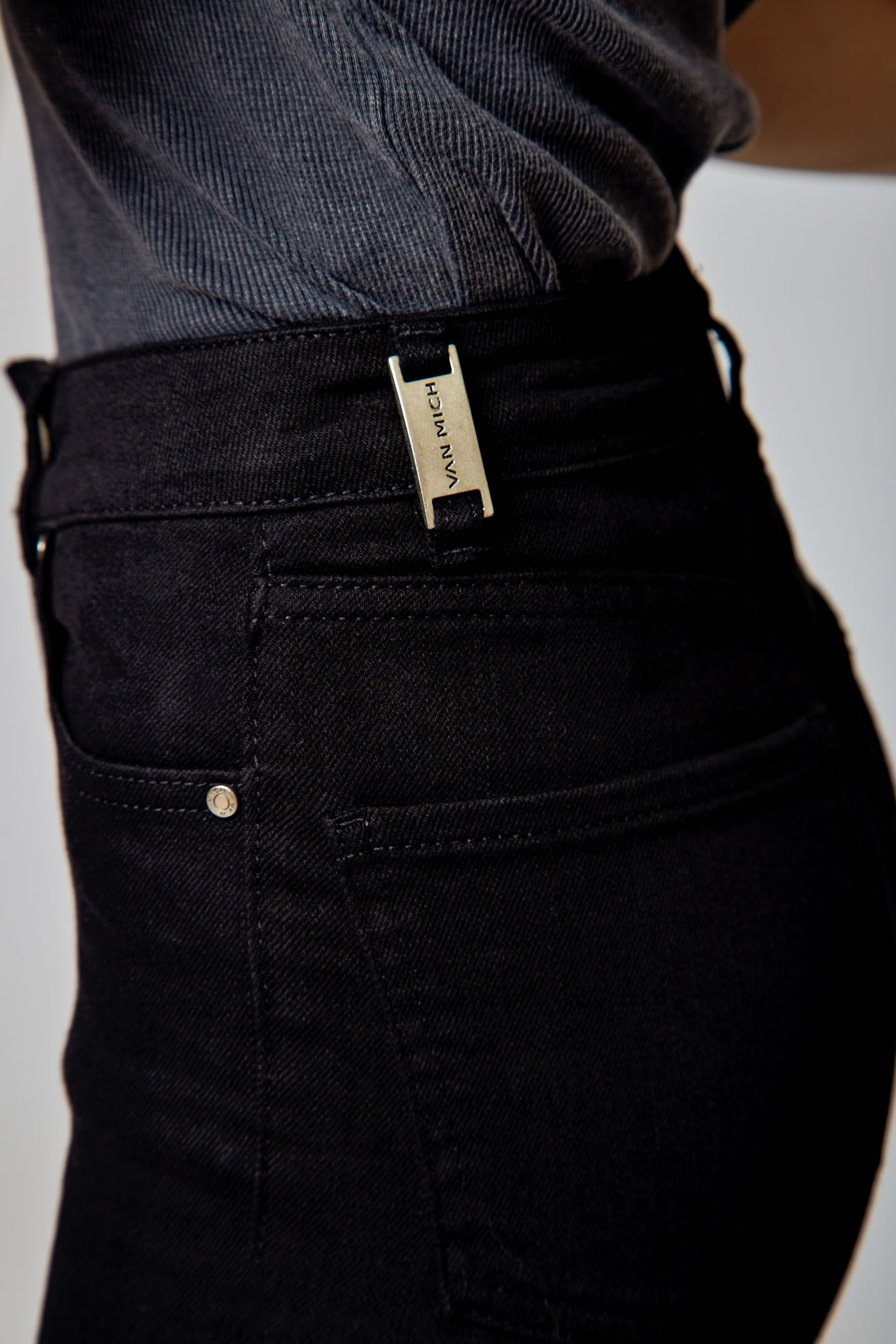 VW-OMA-33-339 брюки джинсовые van mich 