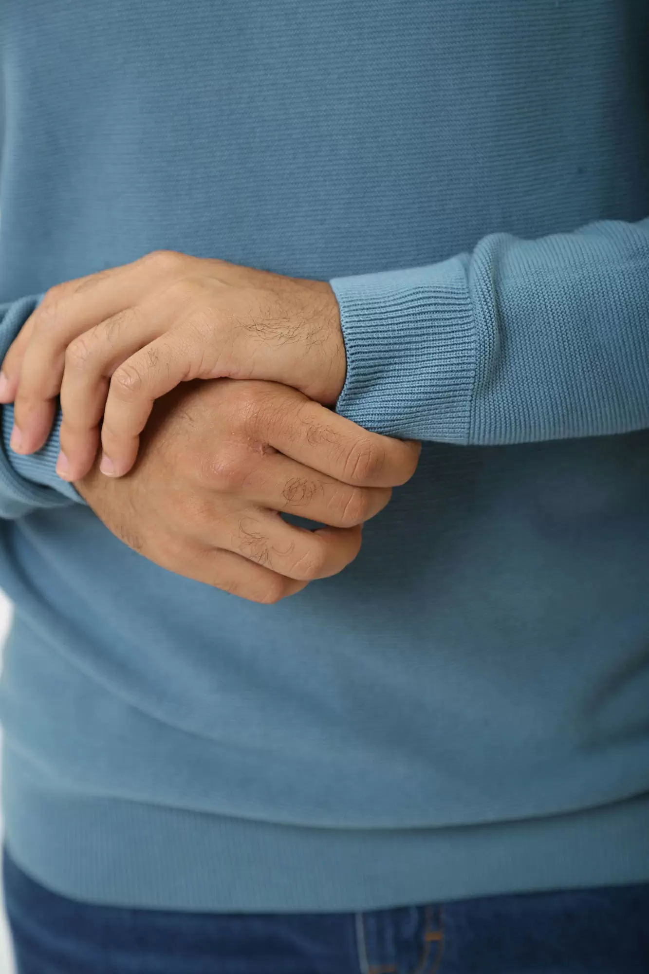 1015472 Джемпер Mustang Голубой