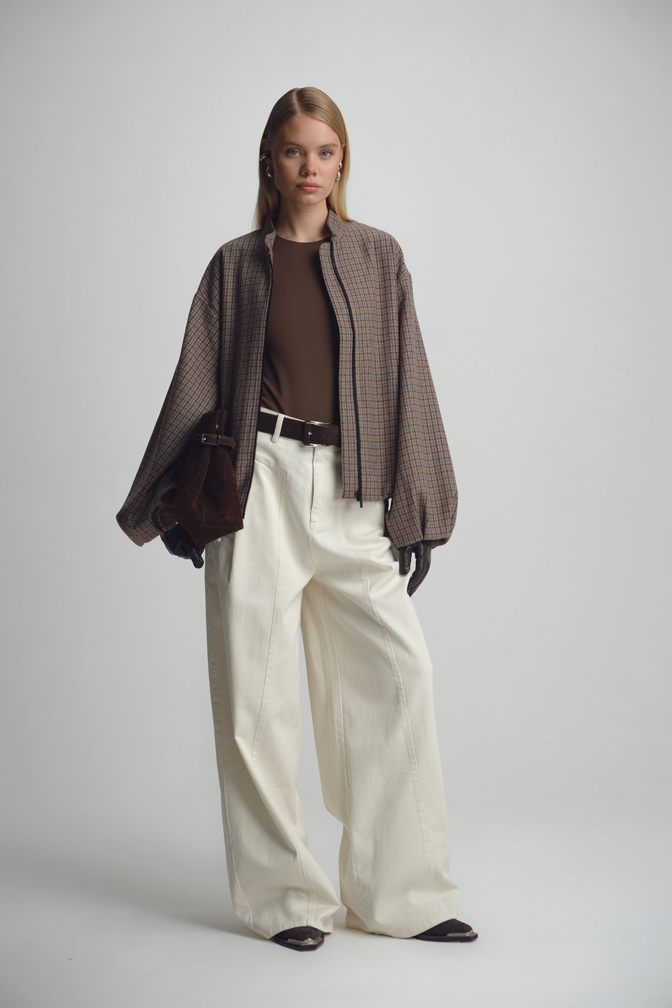 W-250-VA-AN7058 брюки широкие the hills