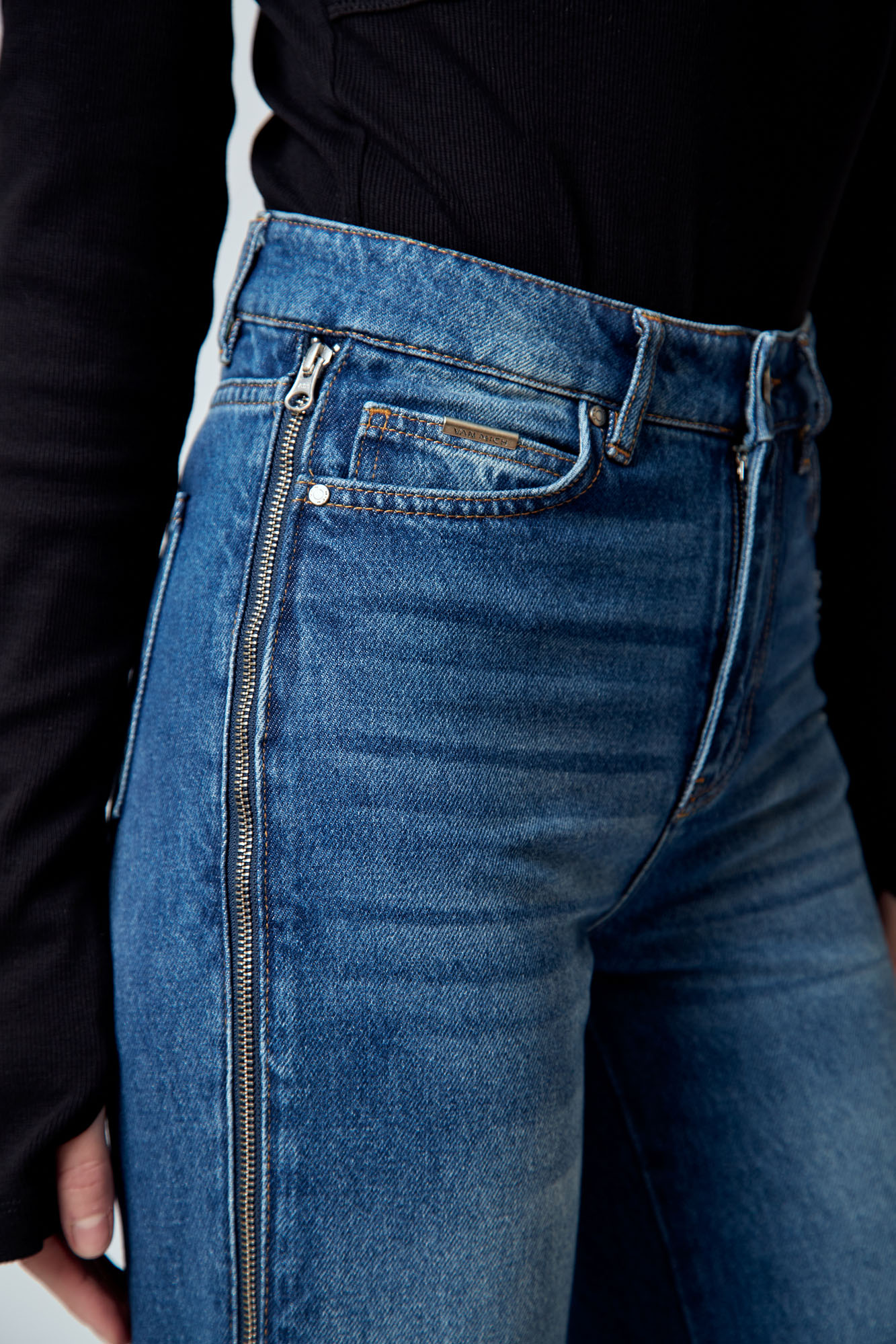 VW-OMA-33-338 брюки джинсовые van mich 