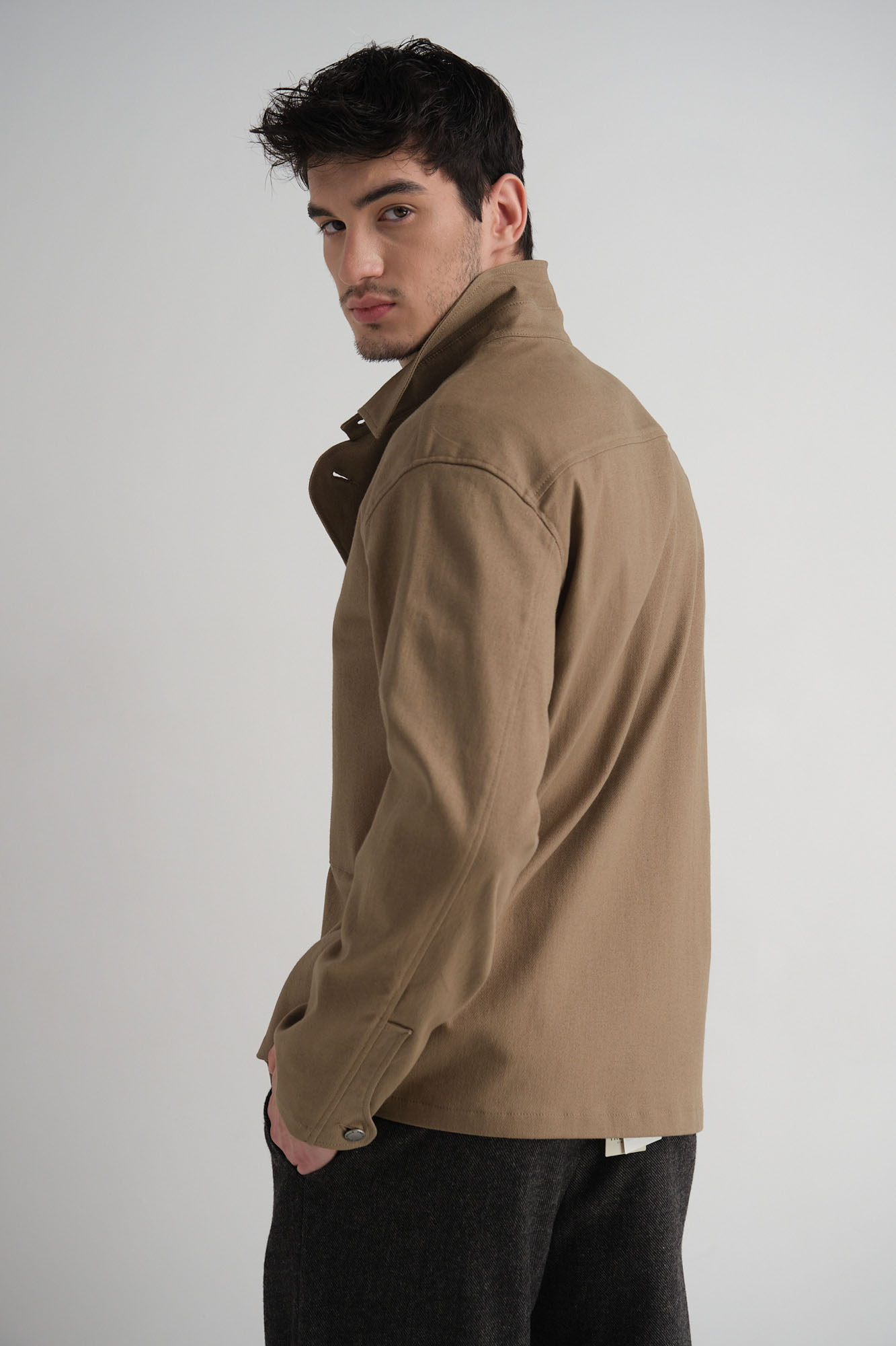 M-242-TH-56-0075 Рубашка д/р The Hills Бежевый