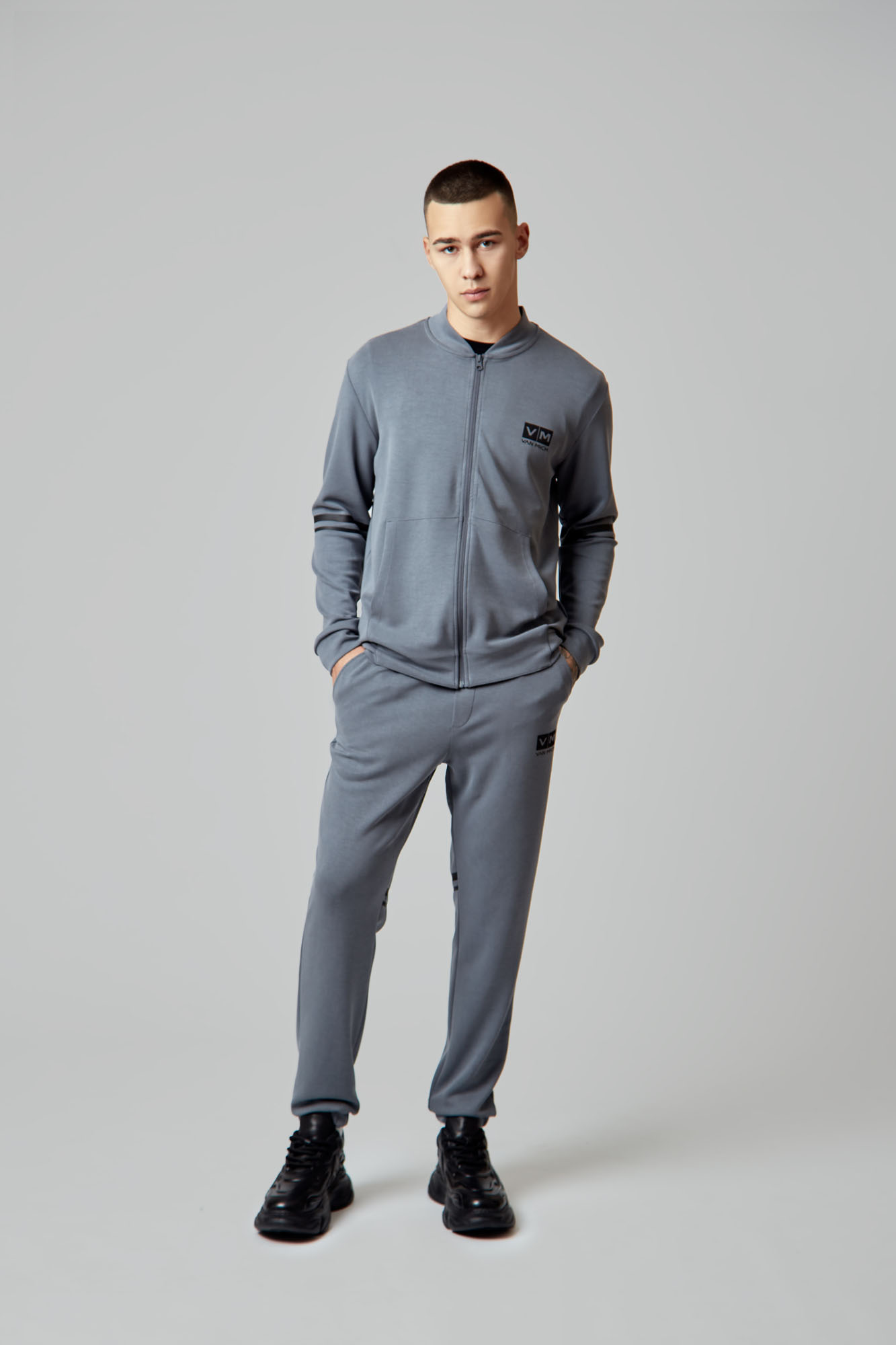 VM-OMA-53-347 Брюки Van Mich Серый