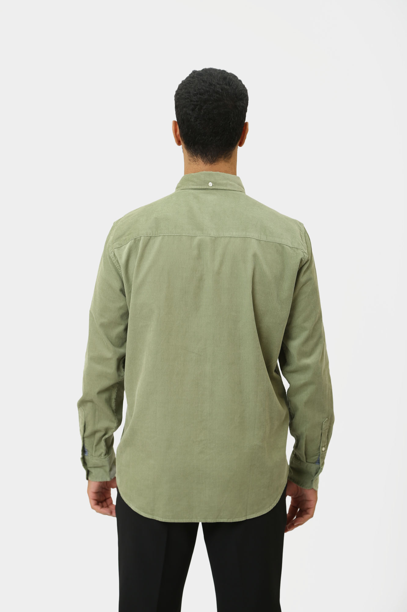 1015628 Рубашка вельветовая Mustang Зеленый