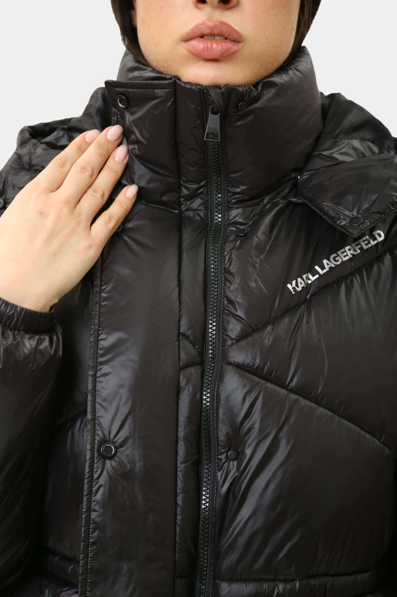 246W1510 куртка утепленная karl lagerfeld