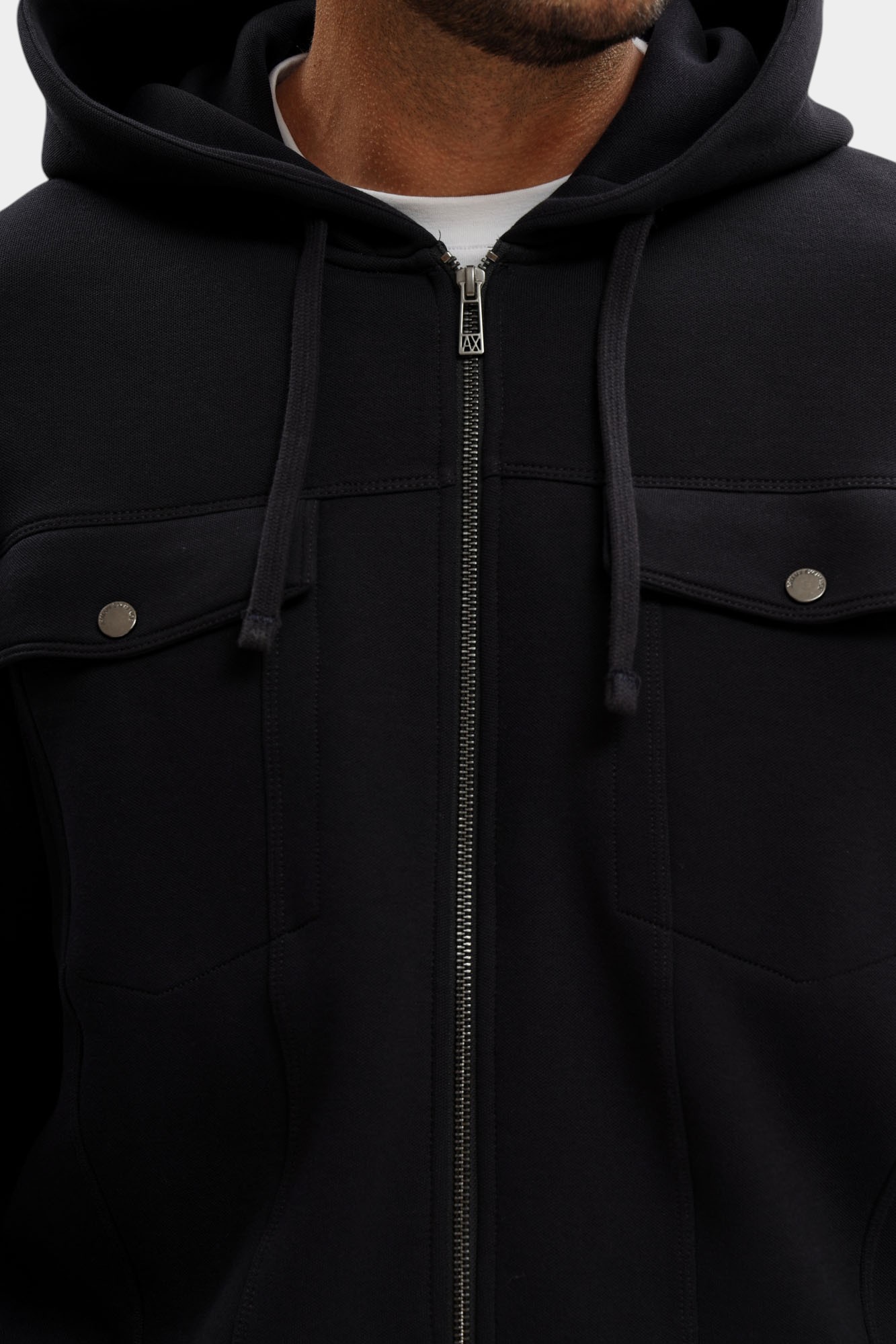 XM000967_AF16222 Толстовка с/к Armani Exchange Синий