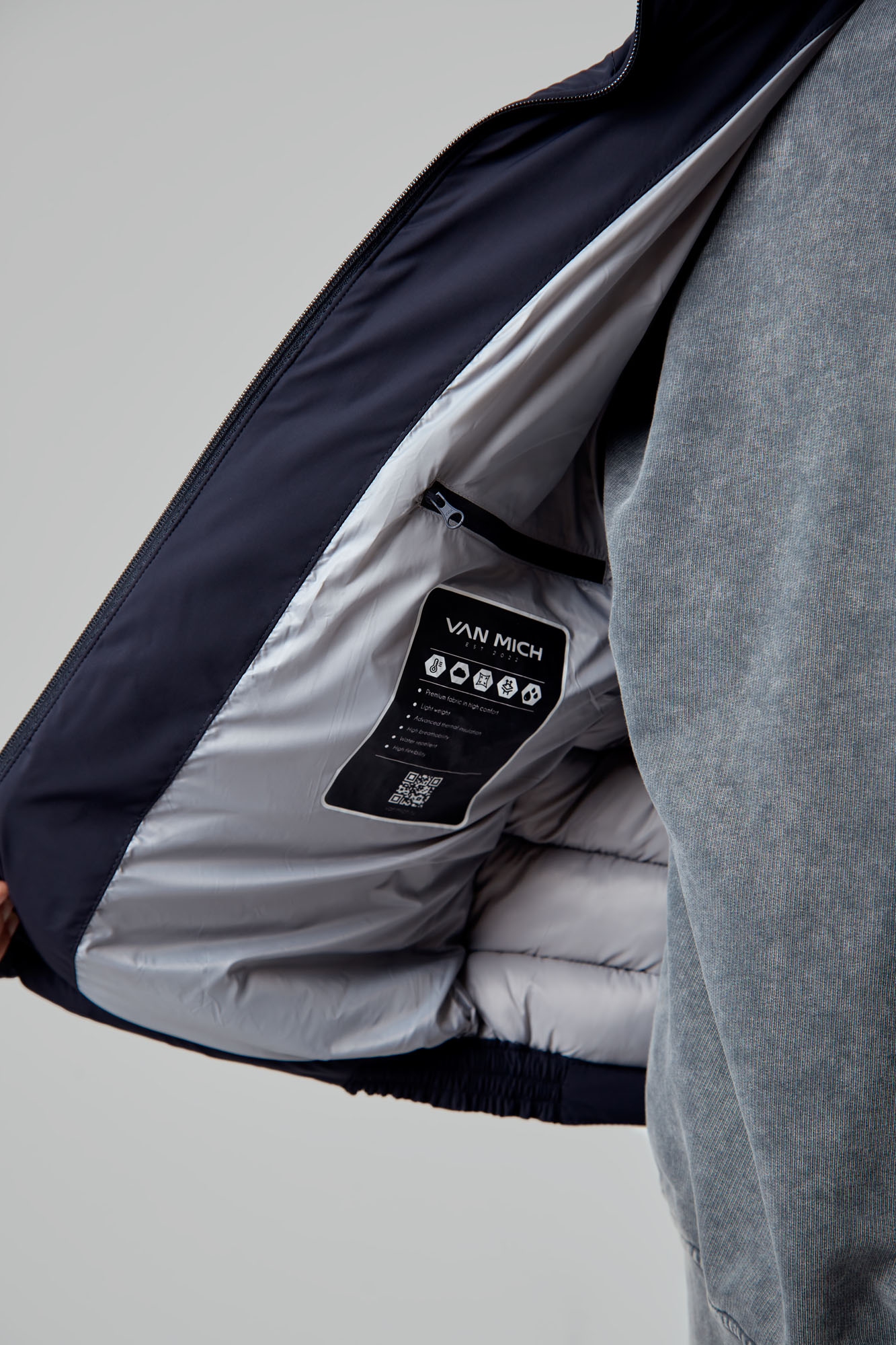 VM-CRI-52-327 Куртка Van Mich Синий