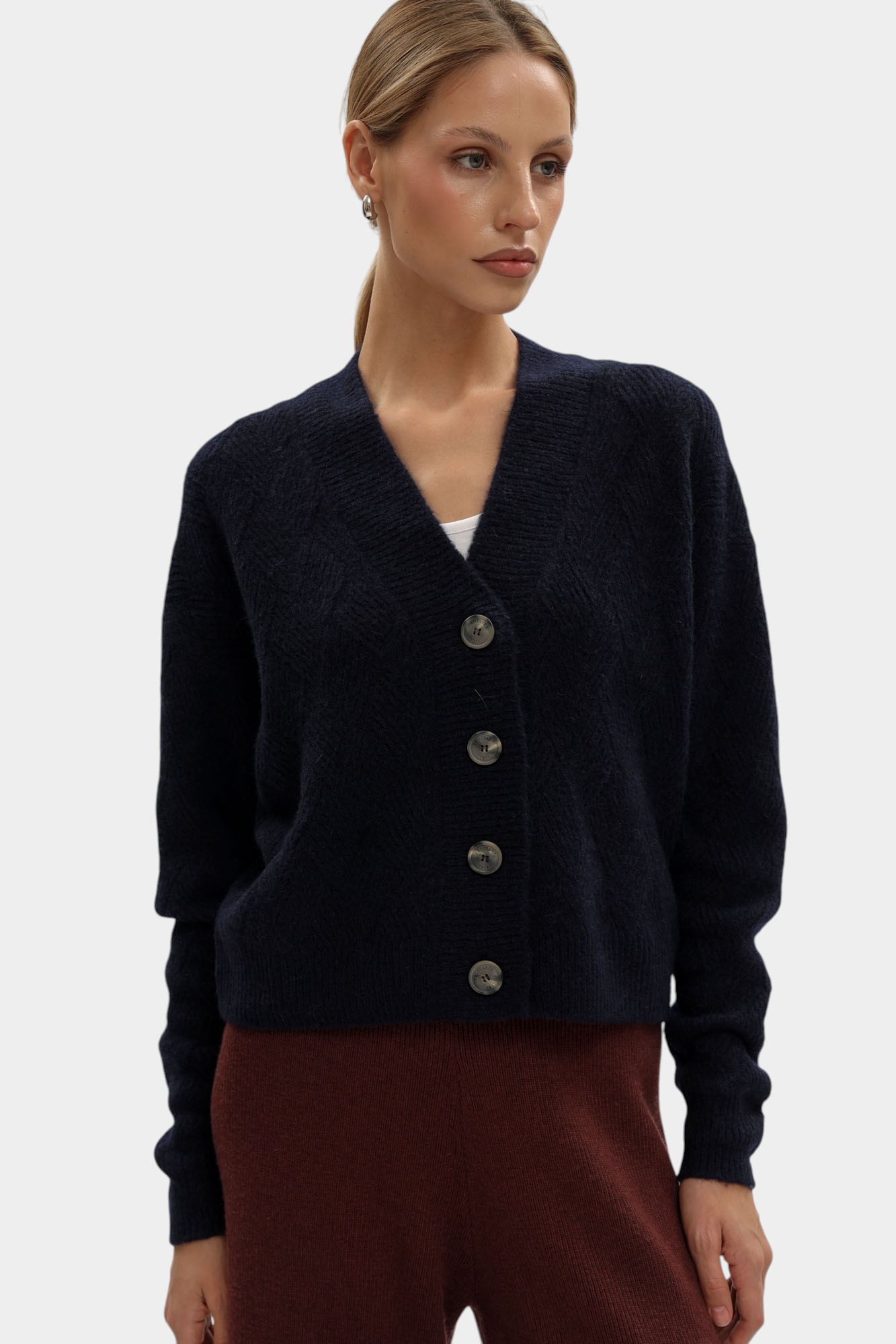 M7456001135N-WK624K14-316M кардиган trussardi