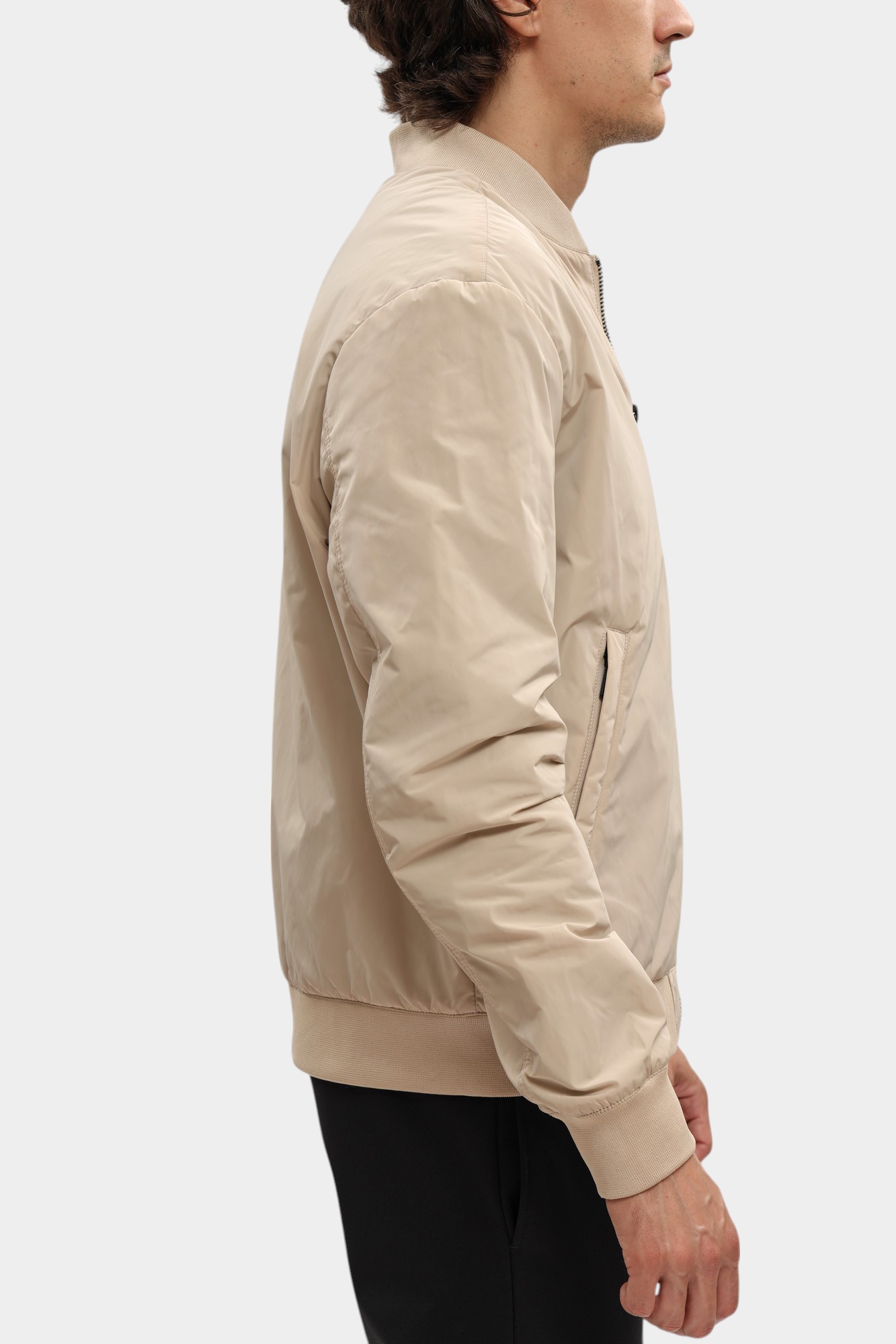 533501_505092 Бомбер Karl Lagerfeld Бежевый