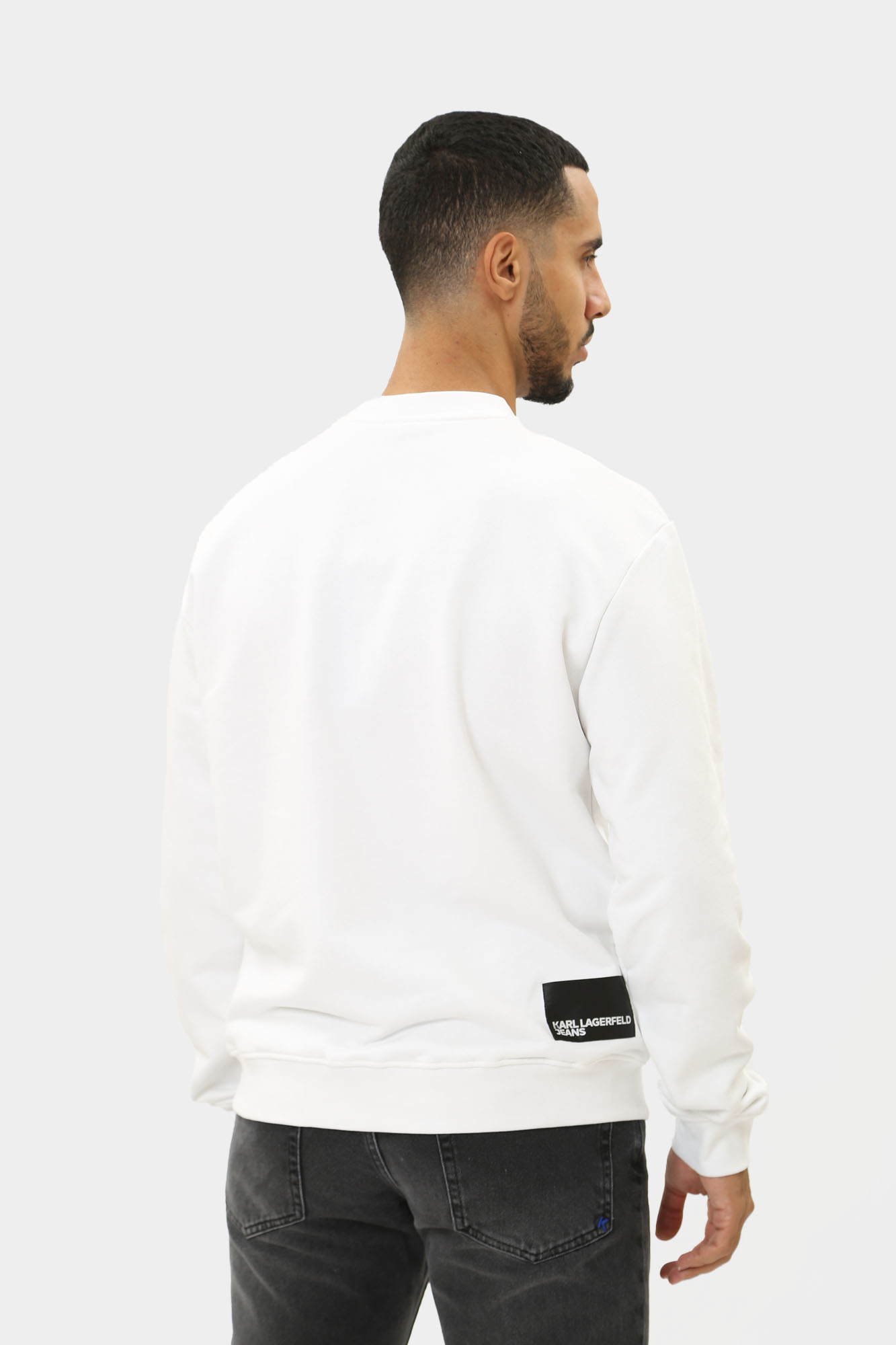 245D1806 Свитшот Karl Lagerfeld Jeans Белый