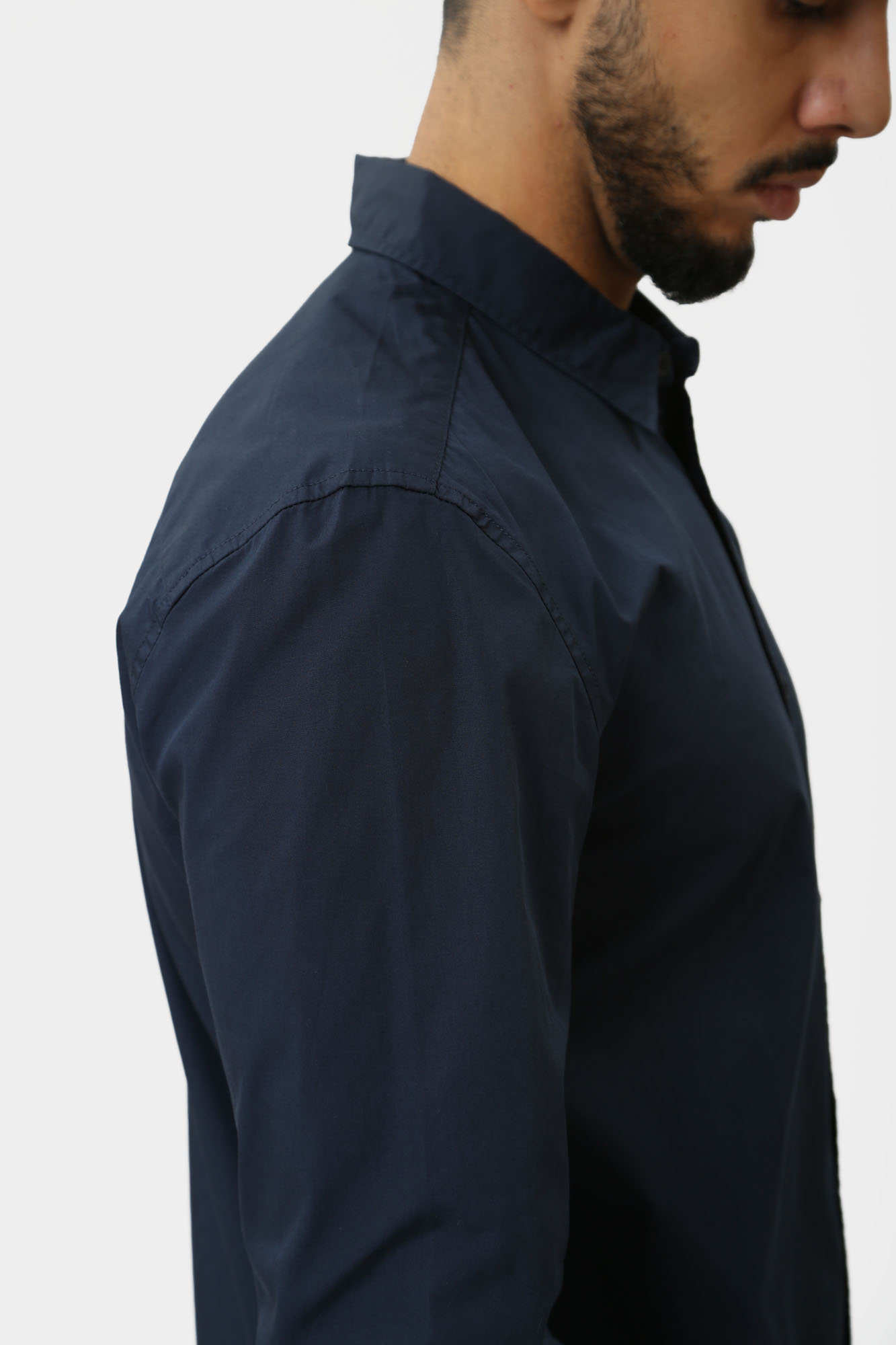 1015618 Рубашка д/р Mustang Синий