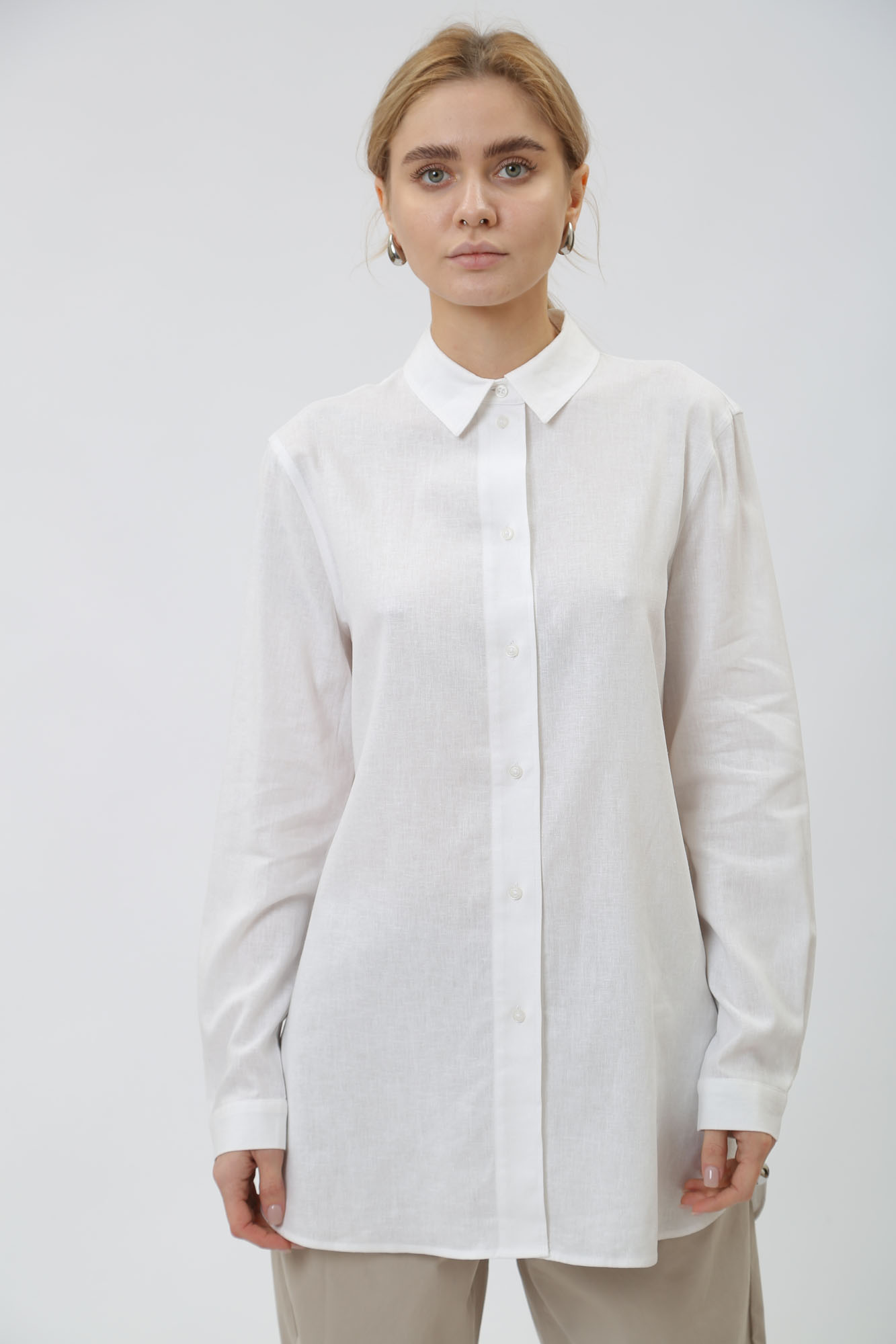 3DYC08_YN3RZ рубашка д/р льняная armani exchange 