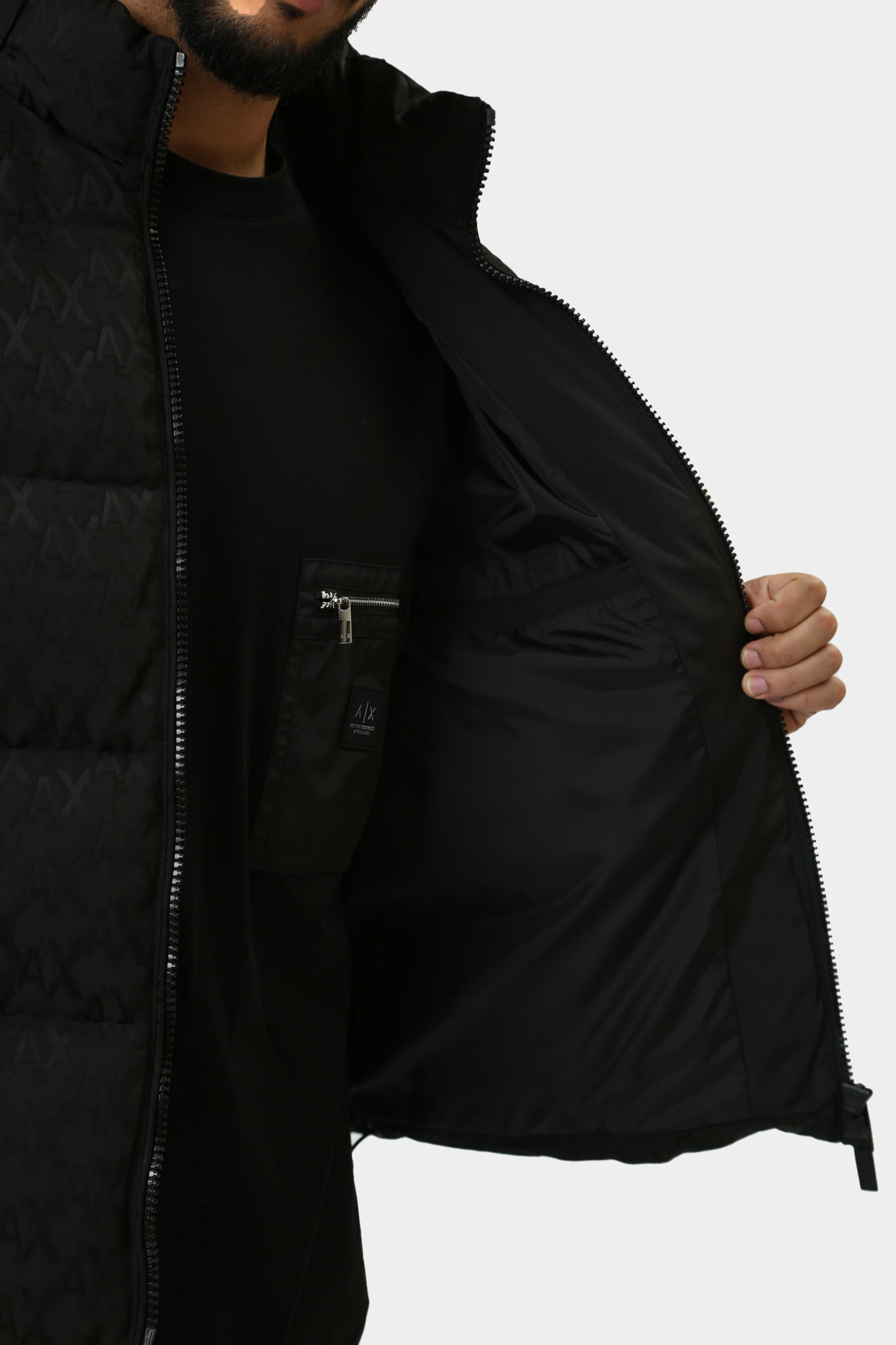 6DZBL2_ZN5GZ Куртка пуховая Armani Exchange Черный