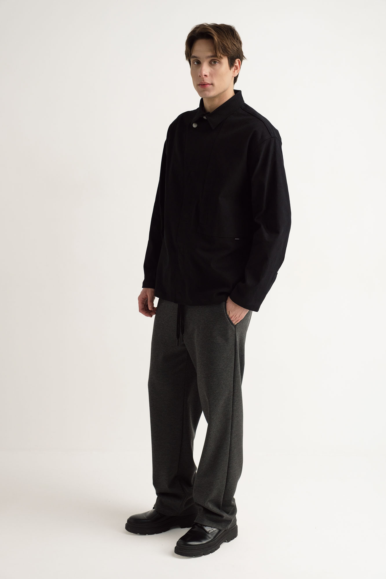 M-242-TH-56-0075 Рубашка д/р The Hills Черный