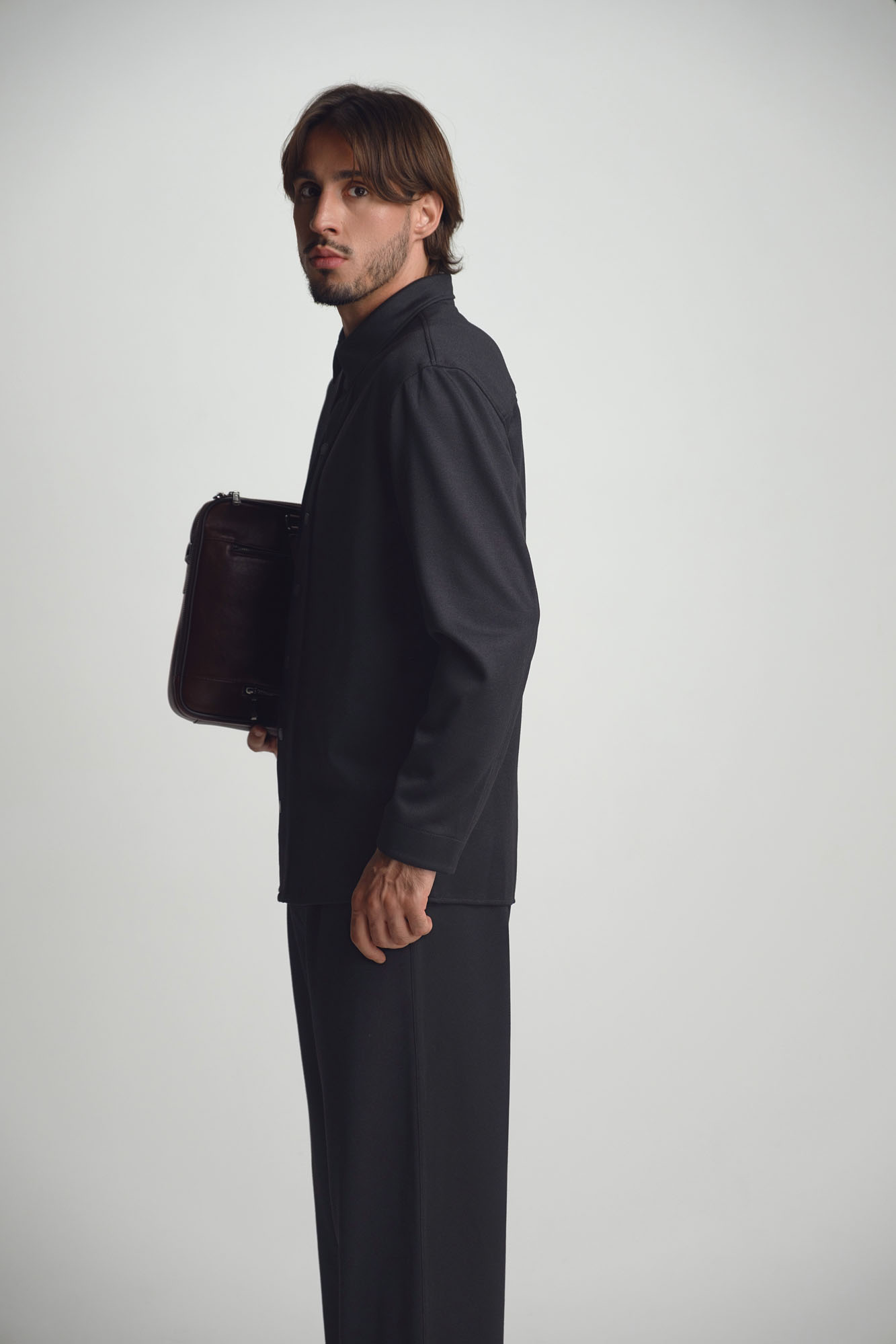 M-252-TH-56-2301 Рубашка д/р The Hills Черный