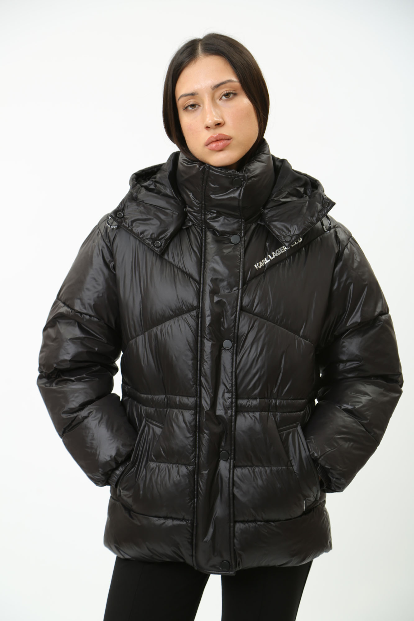 246W1510 куртка утепленная karl lagerfeld