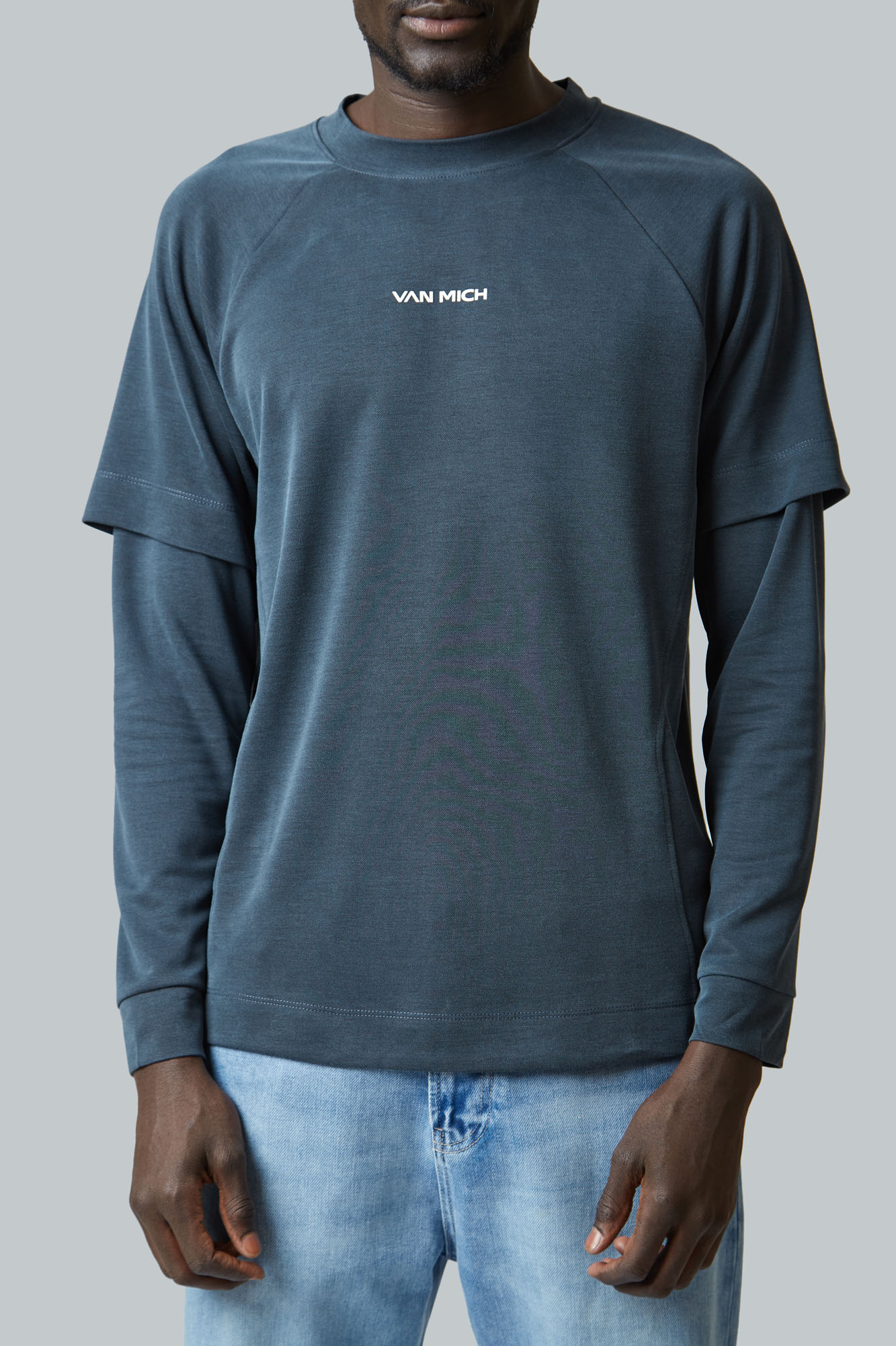 VM-ERK-53-310 Футболка д/р Van Mich Черный