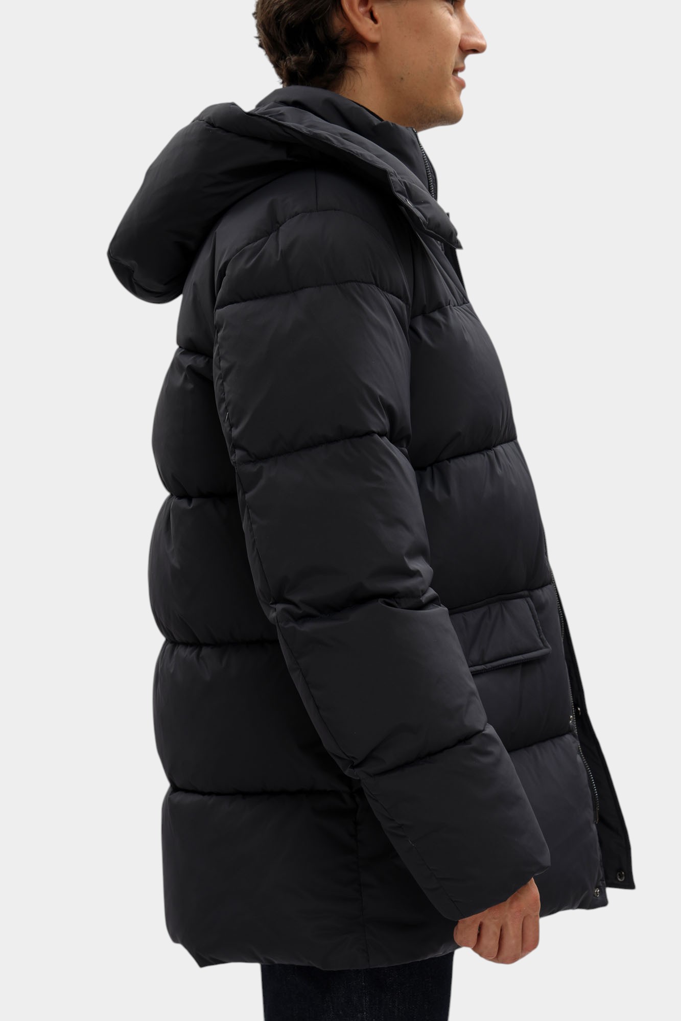 F008M000013N-MO805N12-08YT Пальто пуховое Trussardi Синий