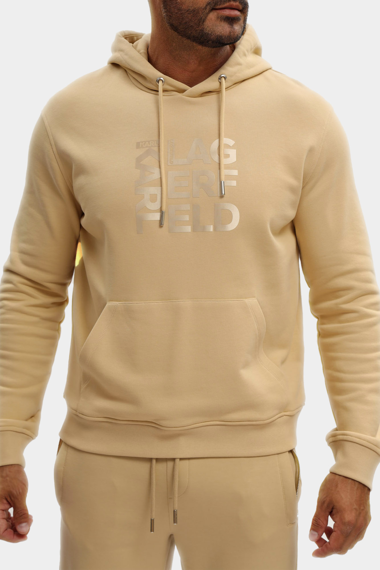 553910_705039 Худи Karl Lagerfeld Бежевый