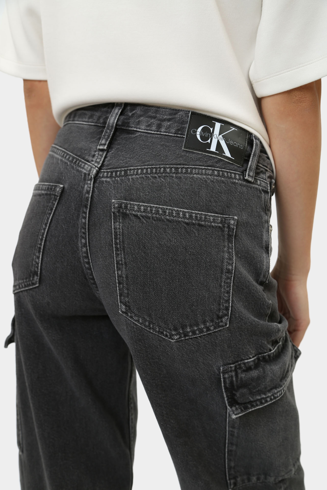 J20J223896 брюки джинсовые calvin klein jeans 